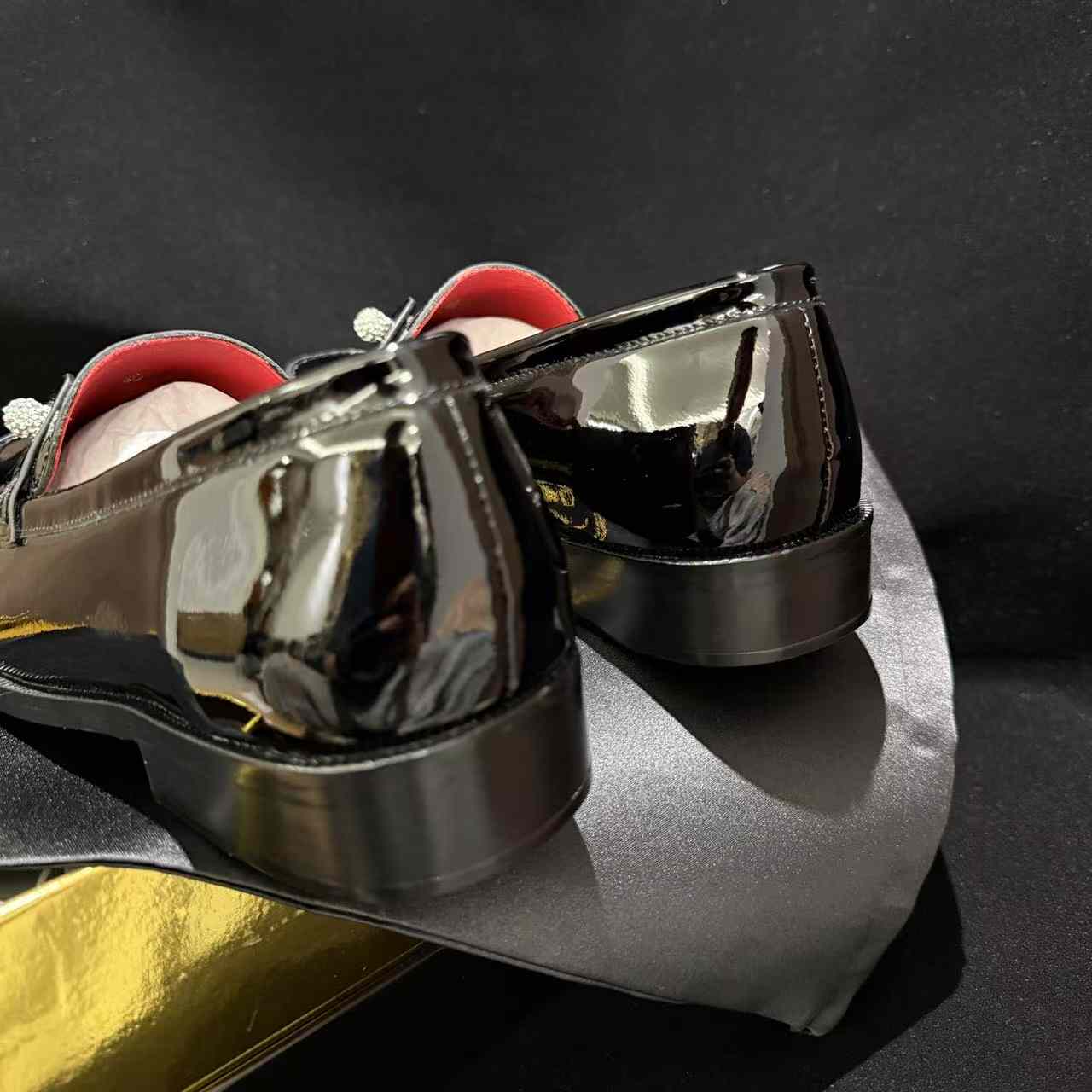 Christian Louboutin Chambelimoc Night Strass - FashionPlug