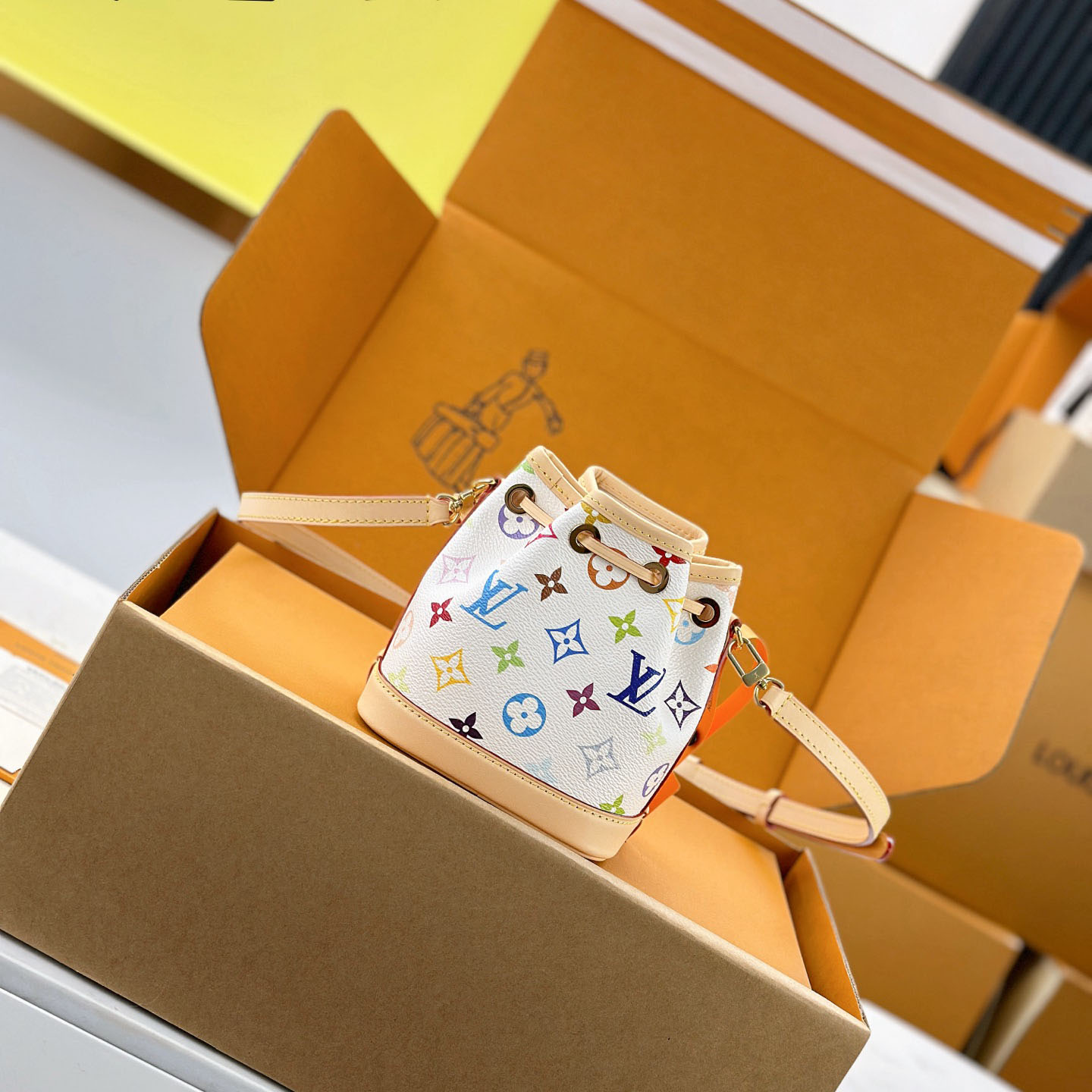 Louis Vuitton LV x TM Nano Noé M27493 - FashionPlug