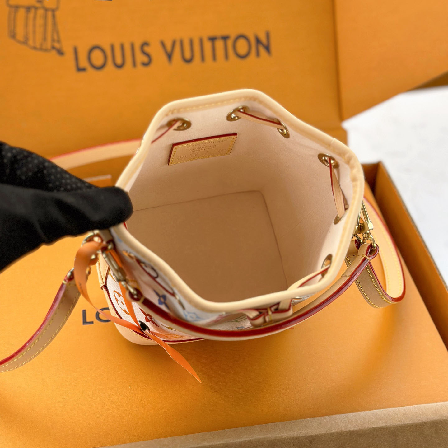 Louis Vuitton LV x TM Nano Noé M27493 - FashionPlug