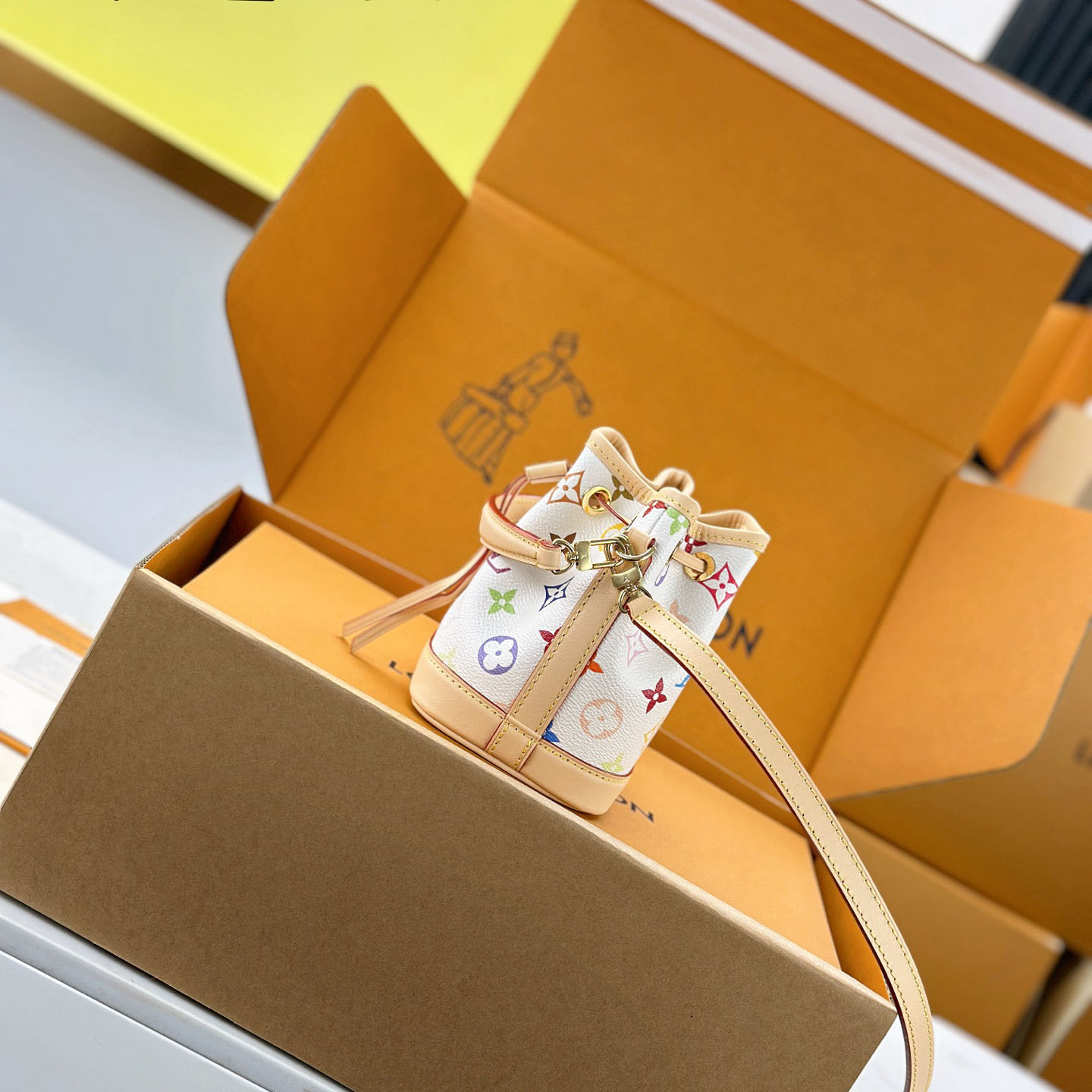 Louis Vuitton LV x TM Nano Noé M27493 - FashionPlug