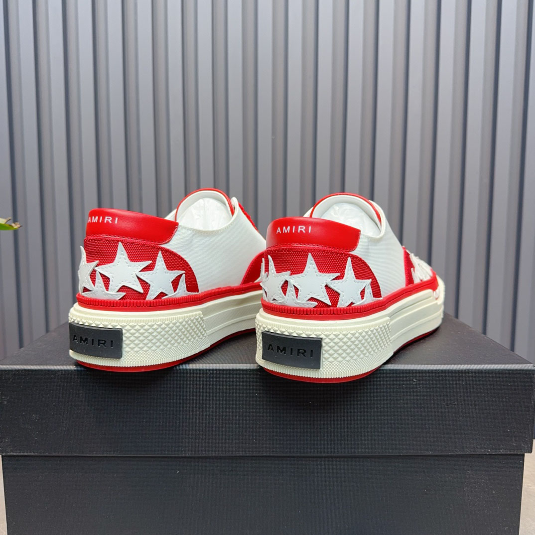 Amiri Stars Court 'White Red' - FashionPlug
