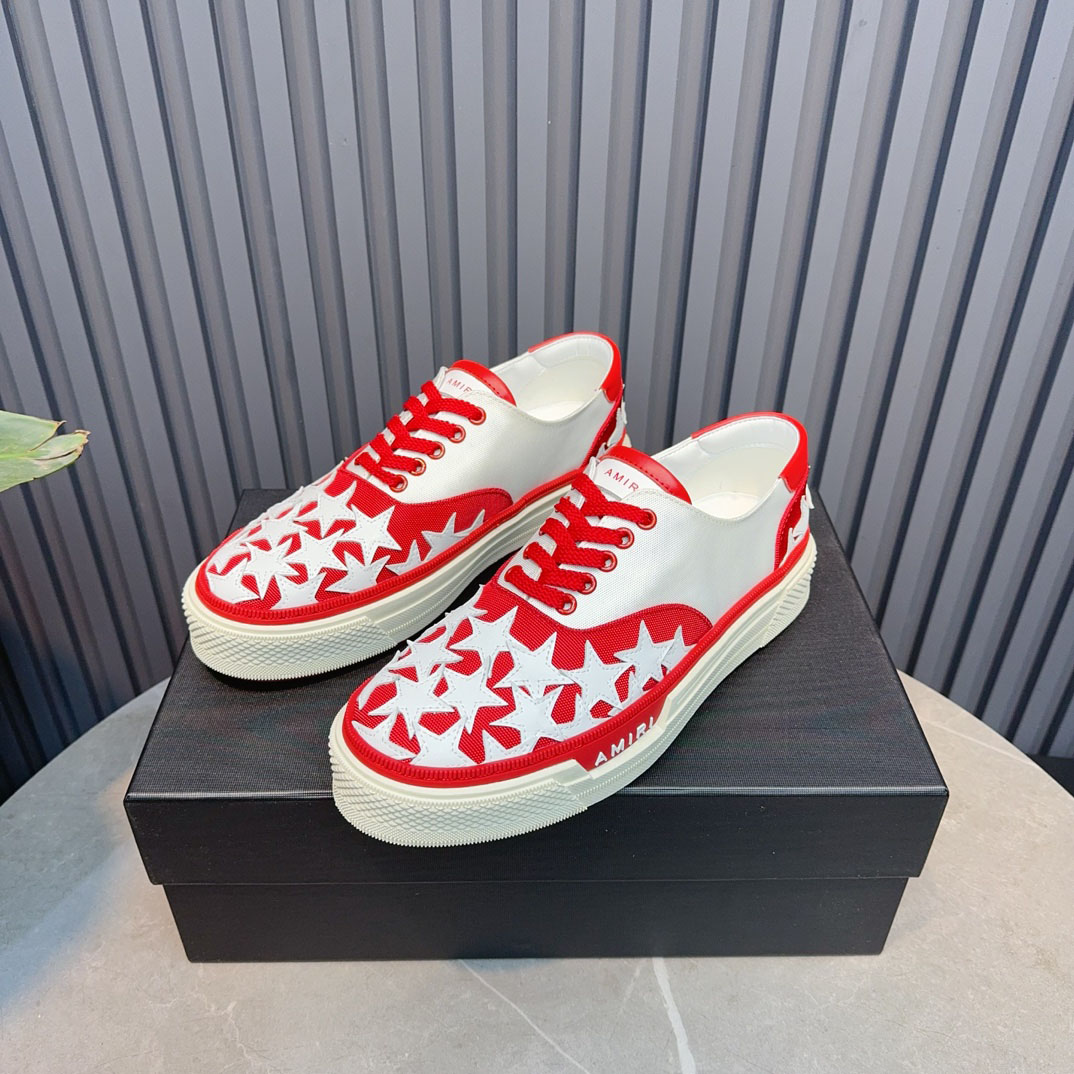 Amiri Stars Court 'White Red' - FashionPlug