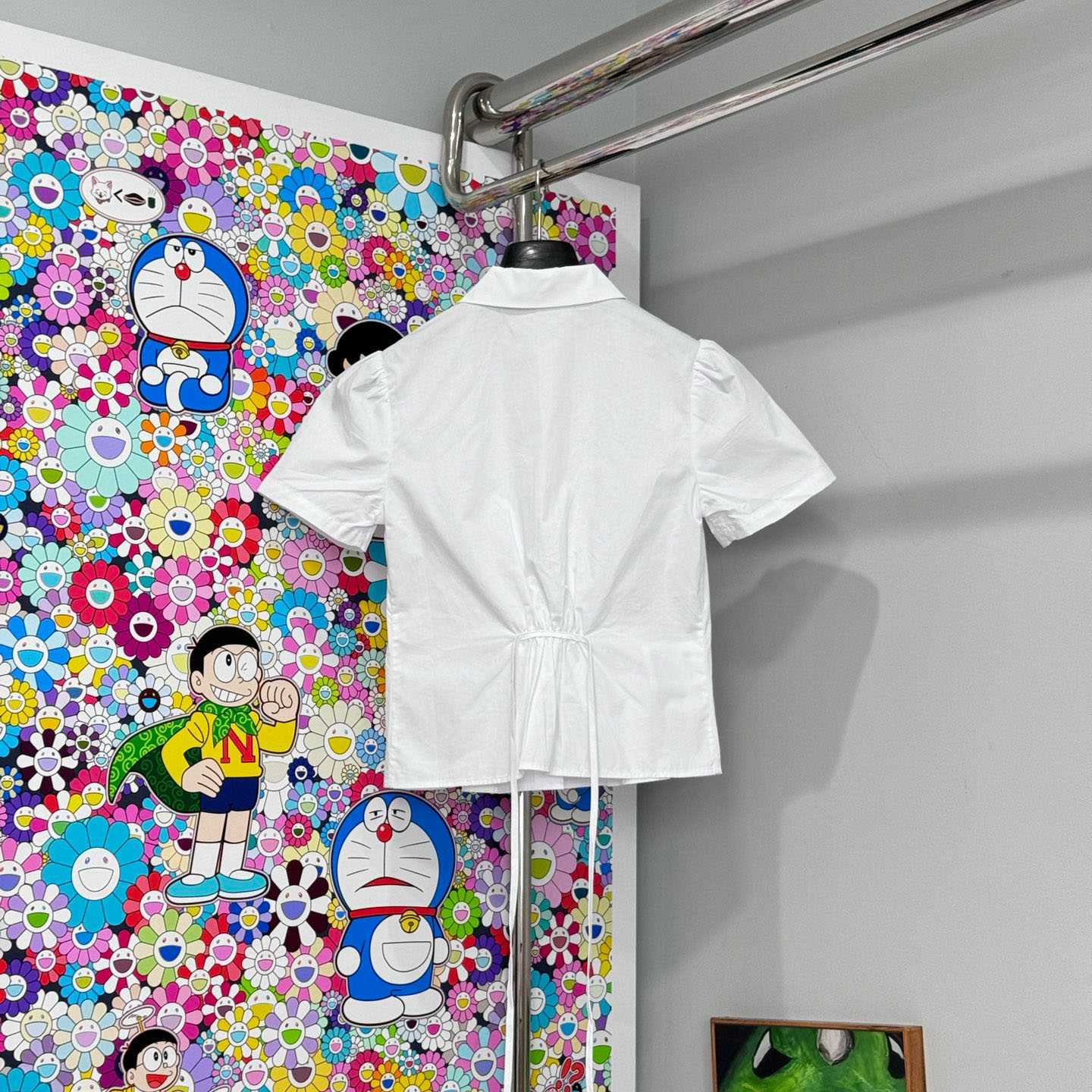 Prada Short-Sleeved Poplin Shirt - FashionPlug