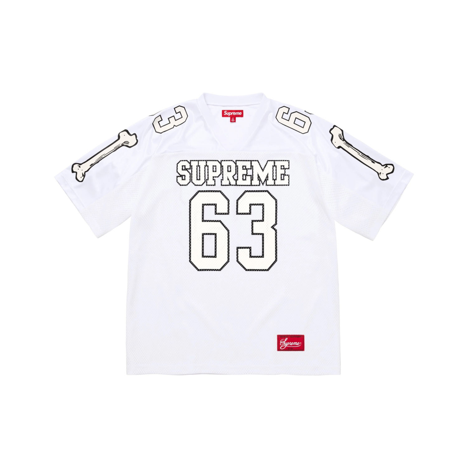 Supreme Stadium Bones Football "White" T-shirt - FashionPlug