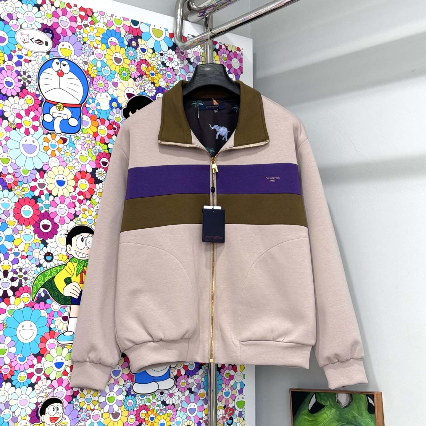 Louis Vuitton LV x The Darjeeling Limited Zippered Track Top   1AJUSB - FashionPlug