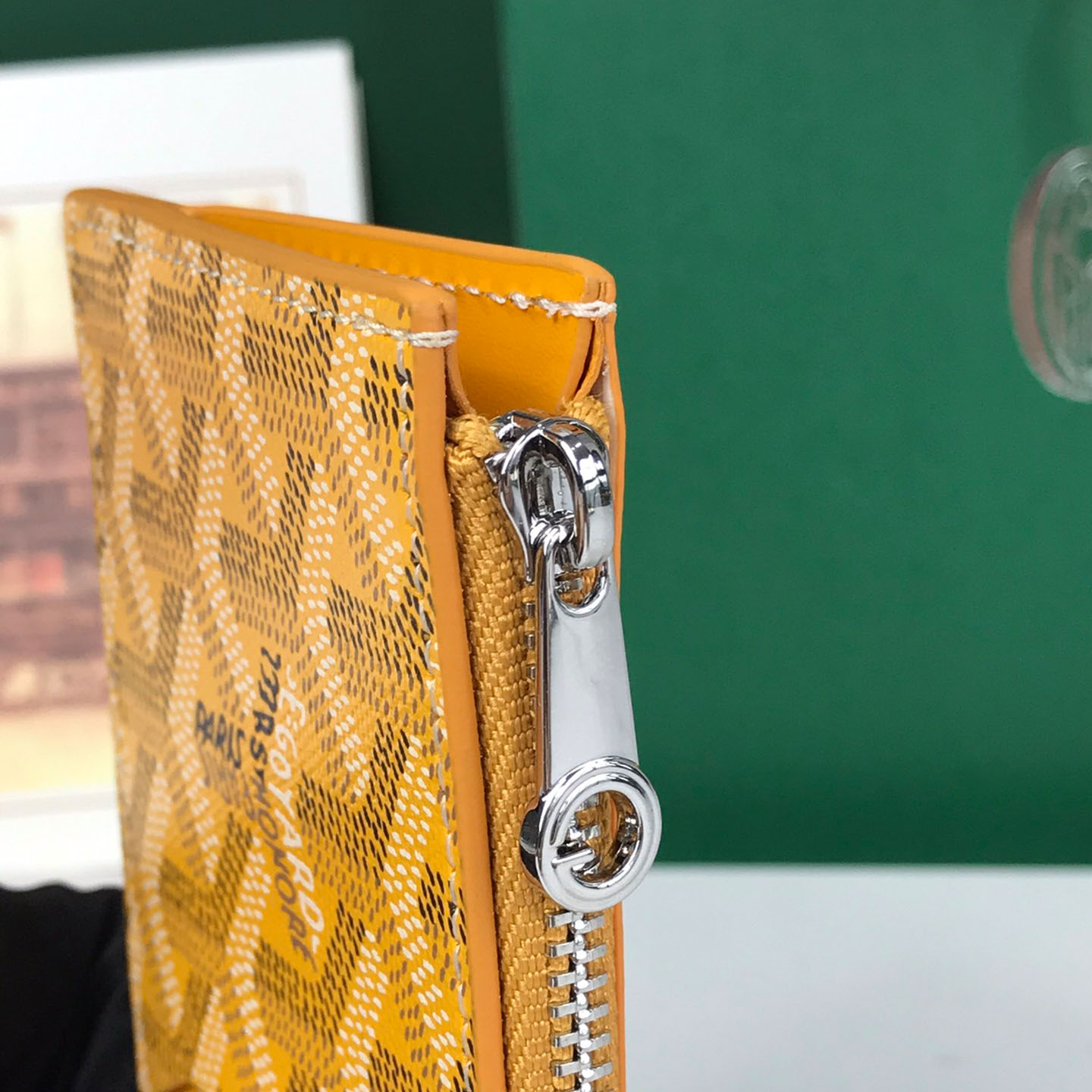 Goyard Bourbon Zipped Card Holder - FashionPlug