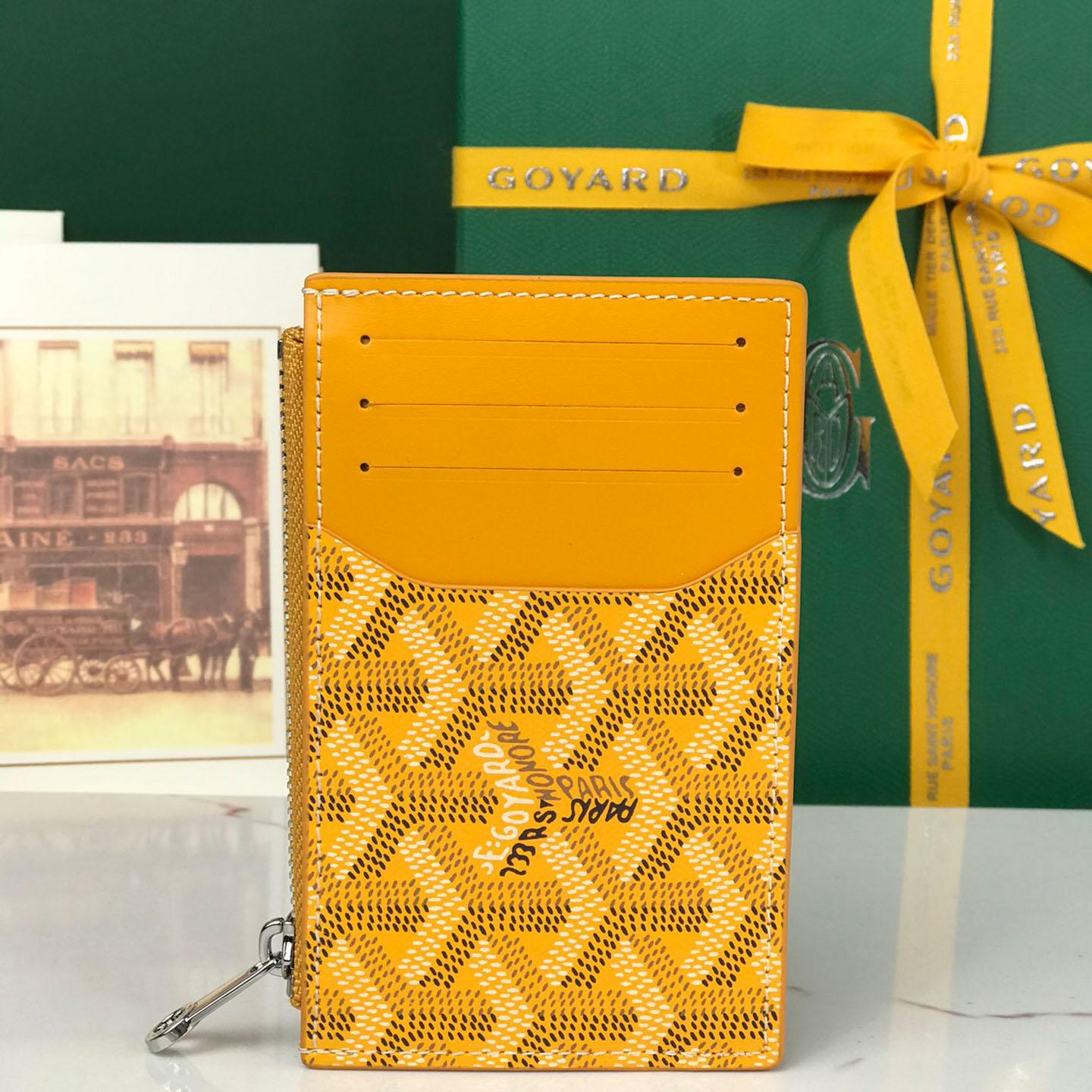 Goyard Bourbon Zipped Card Holder - FashionPlug