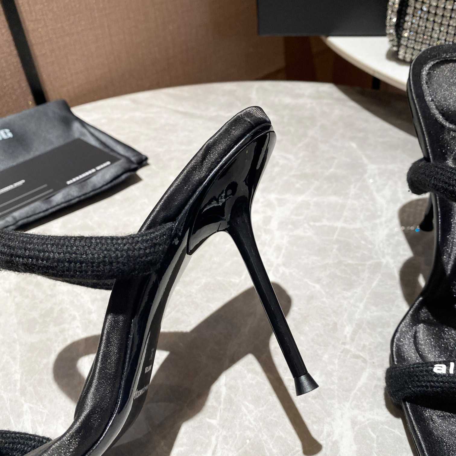 Alexander Wang  Julie 105mm Nylon Tubular Sandal - FashionPlug