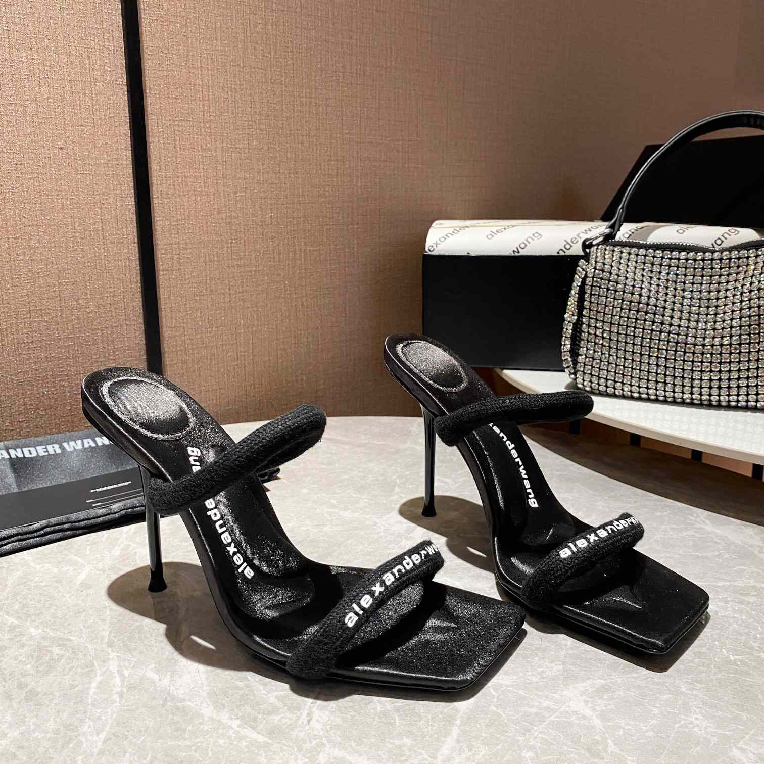 Alexander Wang  Julie 105mm Nylon Tubular Sandal - FashionPlug