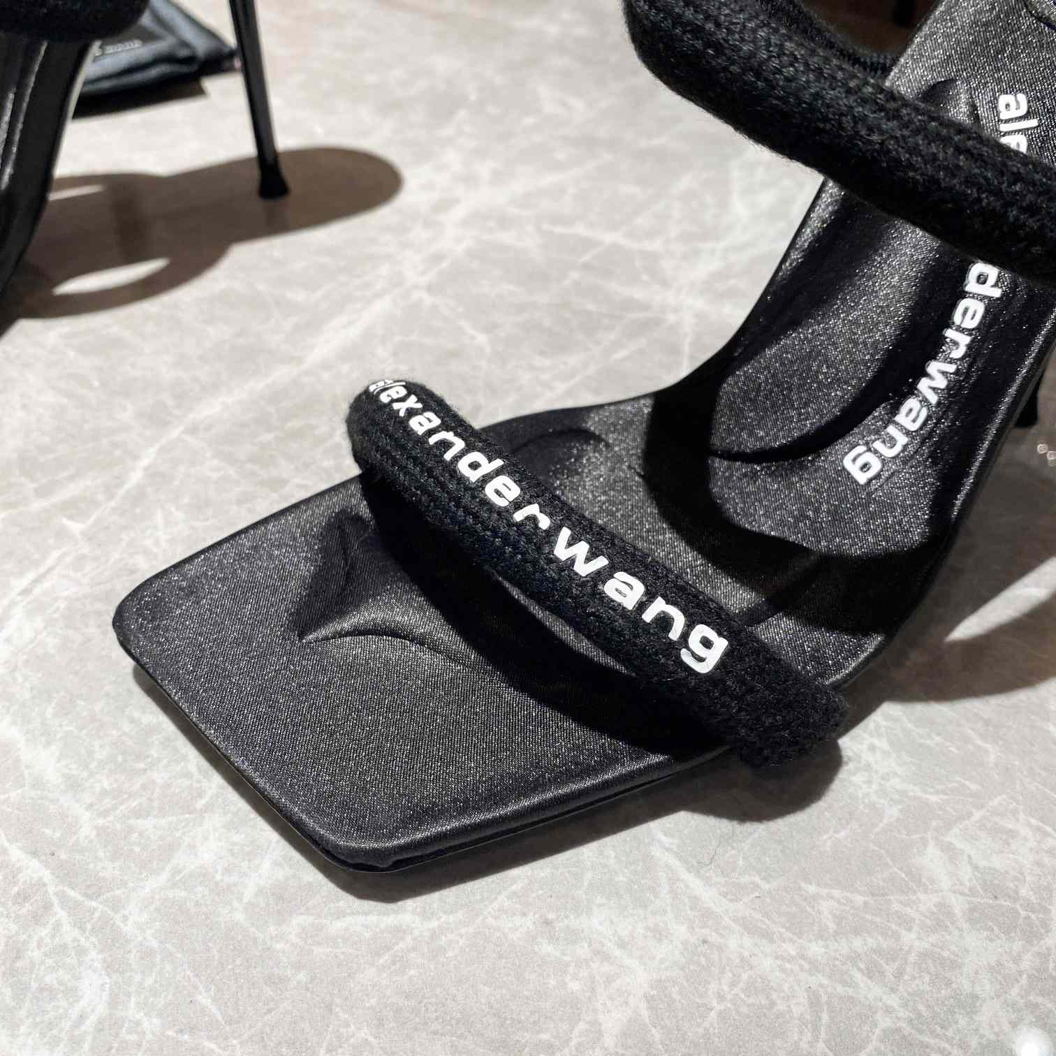Alexander Wang  Julie 105mm Nylon Tubular Sandal - FashionPlug