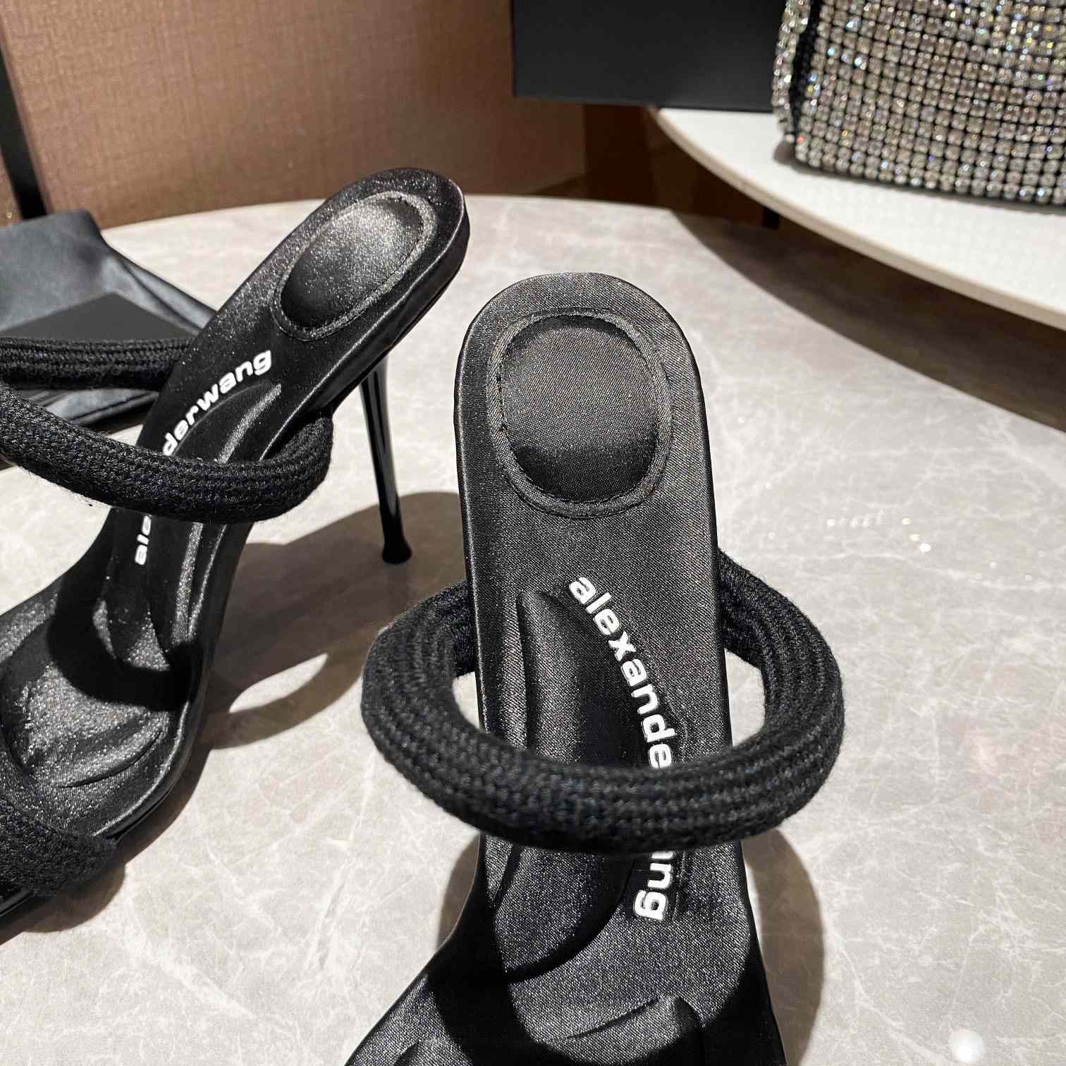 Alexander Wang  Julie 105mm Nylon Tubular Sandal - FashionPlug