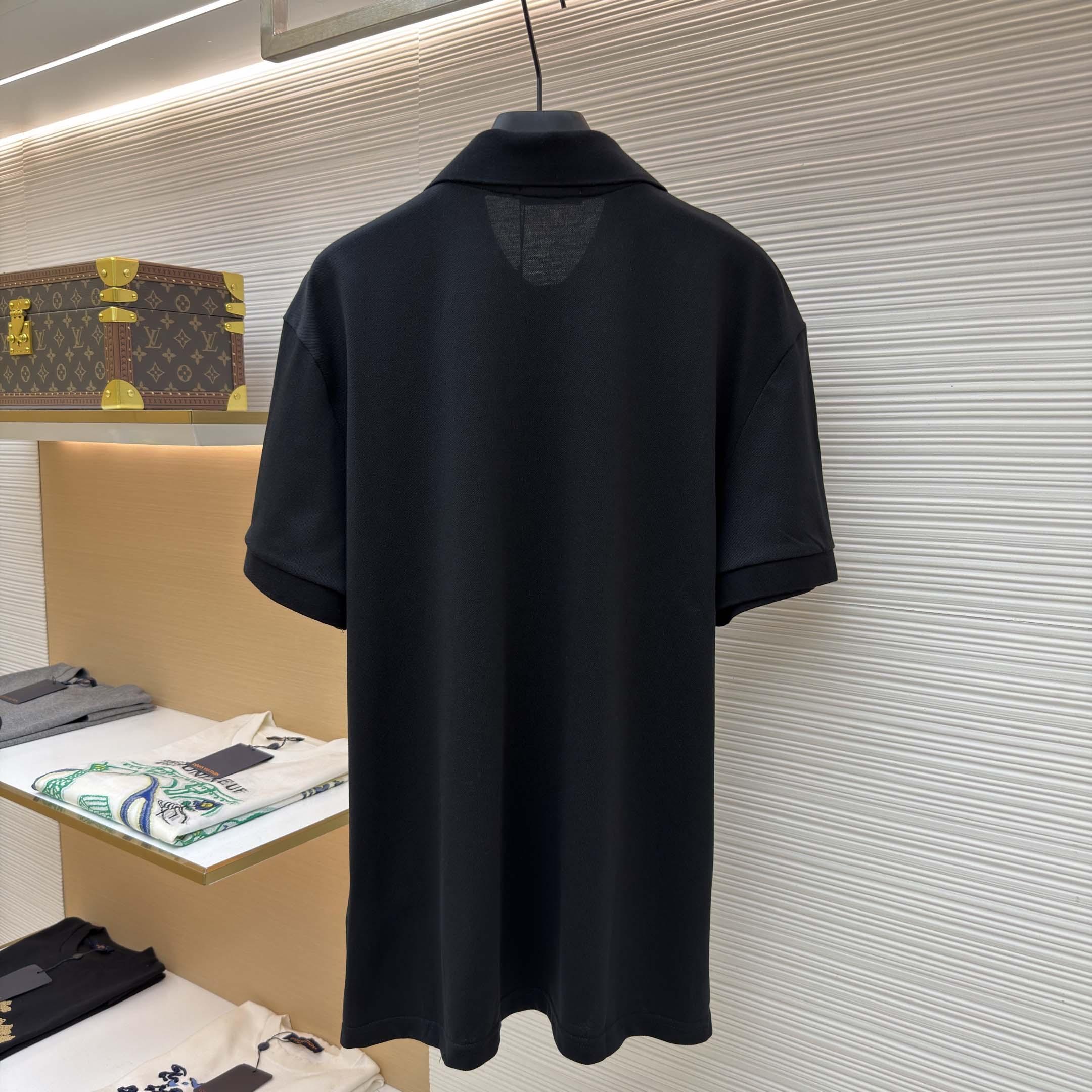 Prada Piqué Polo Shirt - FashionPlug
