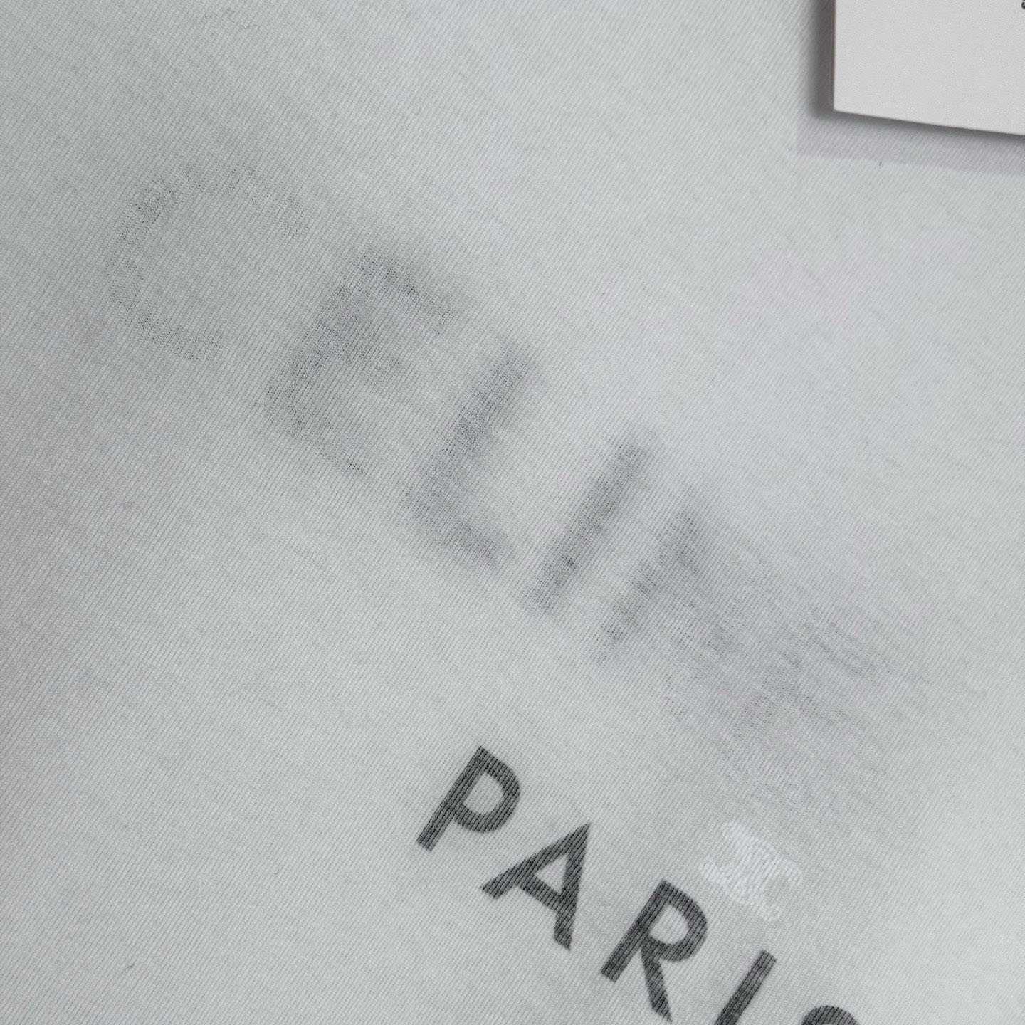 Celine  Double Layered T-shirt IN FINE COTTON JERSEY - FashionPlug