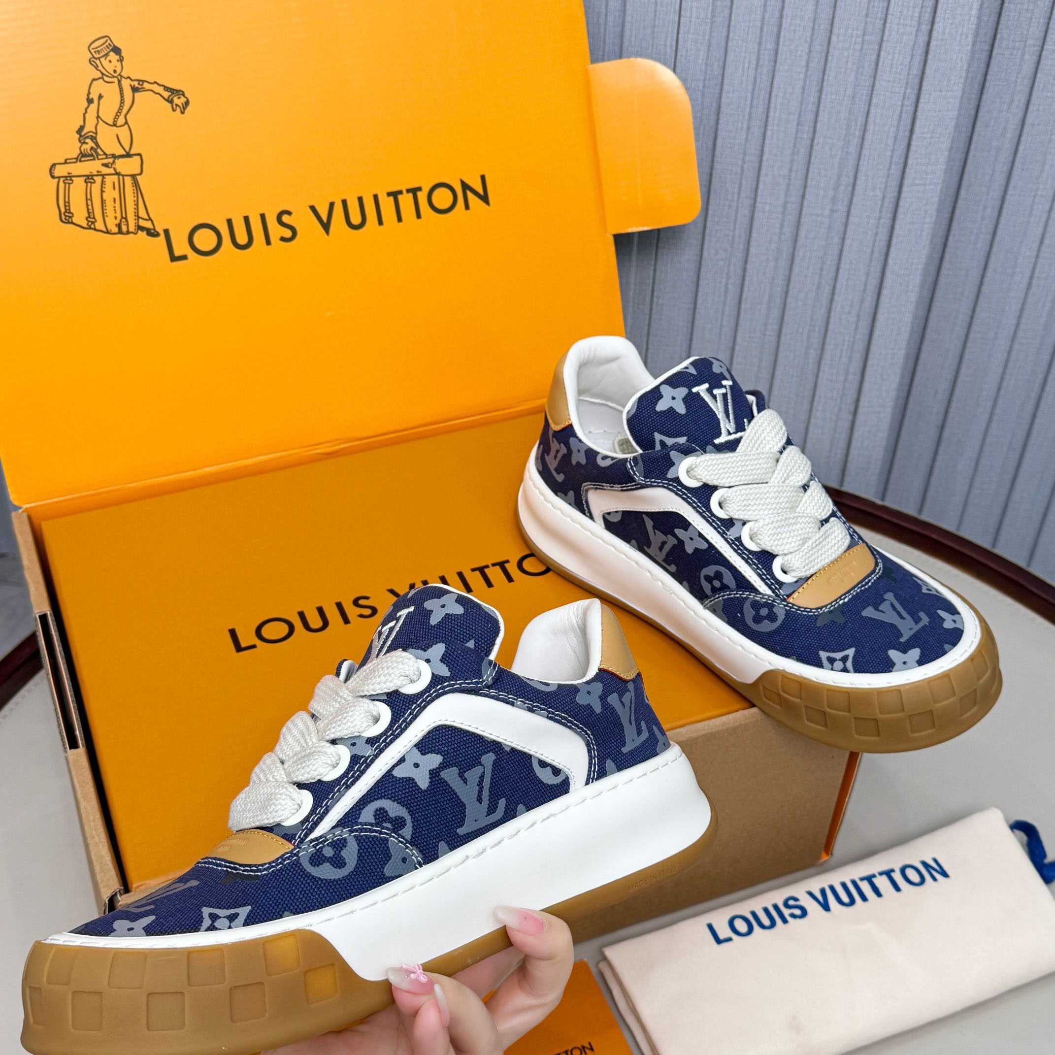 Louis Vuitton LV Tilted Sneaker 1AJCWL - FashionPlug
