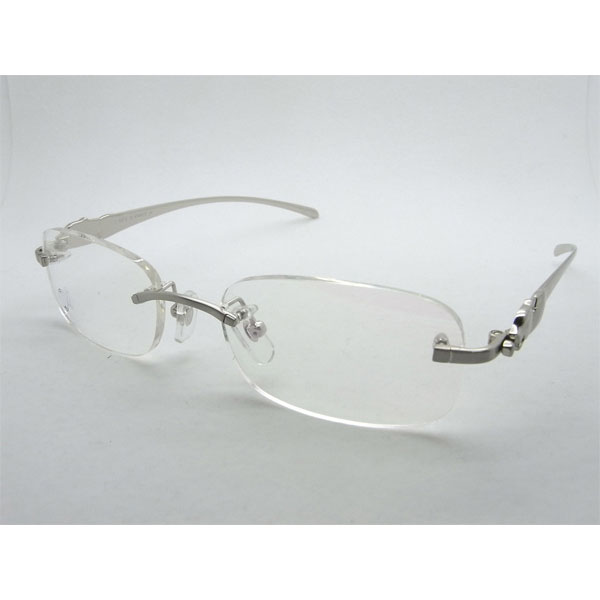 Cartier CT 5102336 Eyeglasses In Silver - FashionPlug