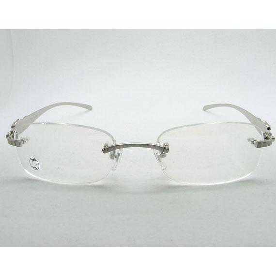 Cartier CT 5102336 Eyeglasses In Silver - FashionPlug