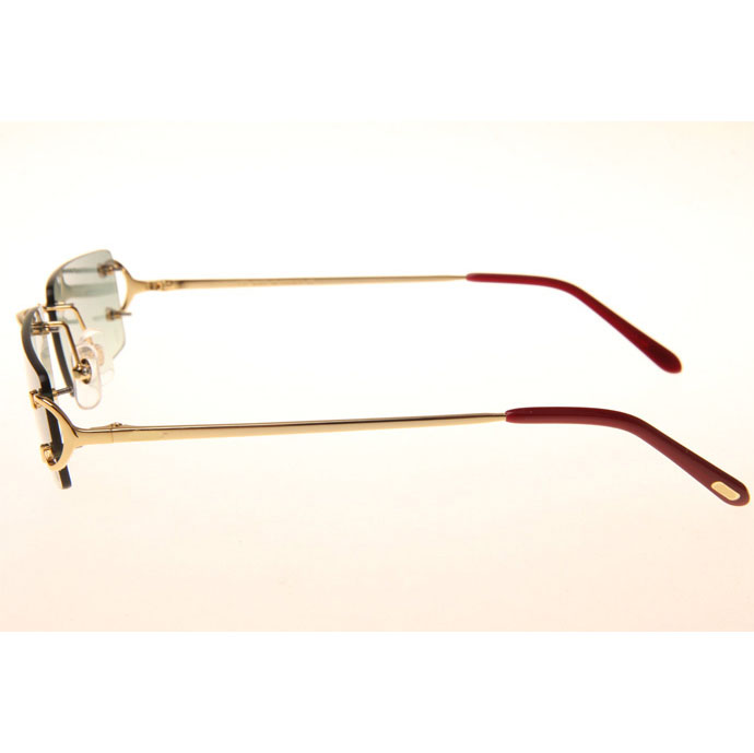 Cartier CT 4193830 Sunglasses In Gold Gradient Green - FashionPlug