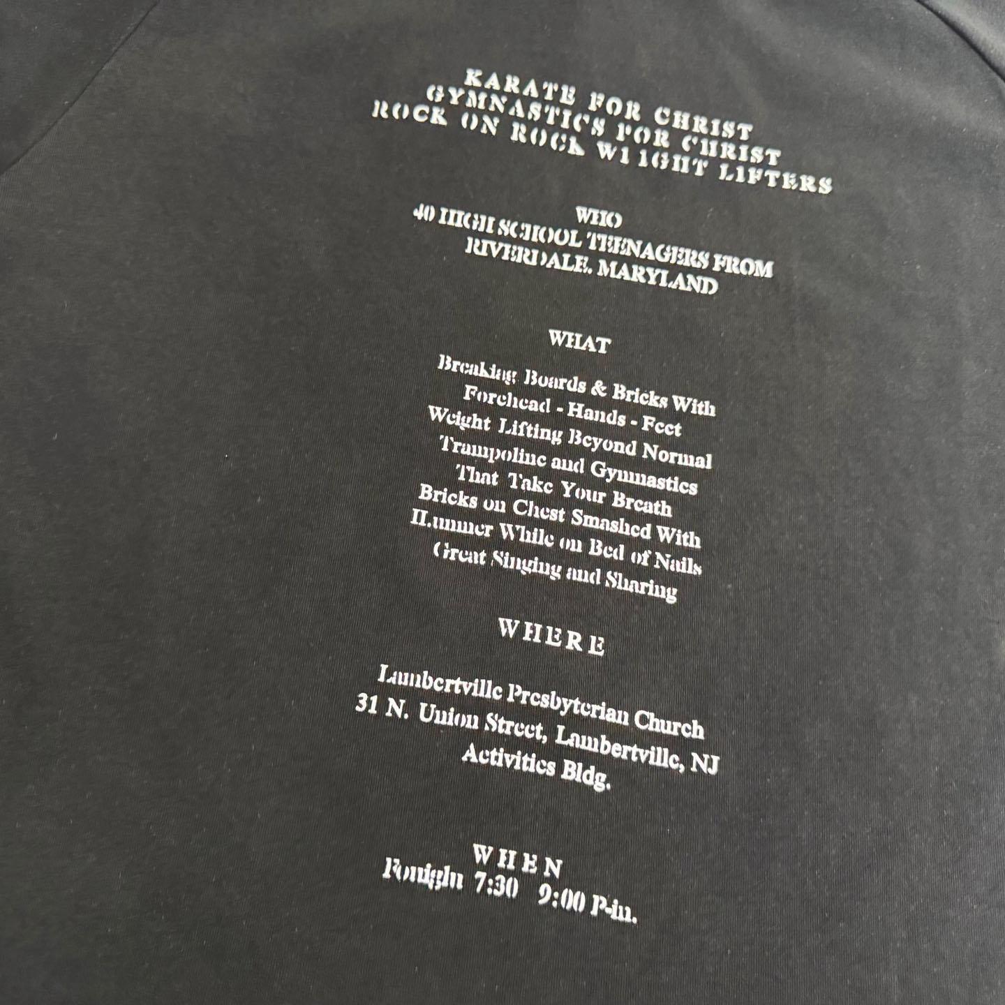 Enfants Riches Déprimés Karate For Jesus Raglan T-Shirt - FashionPlug