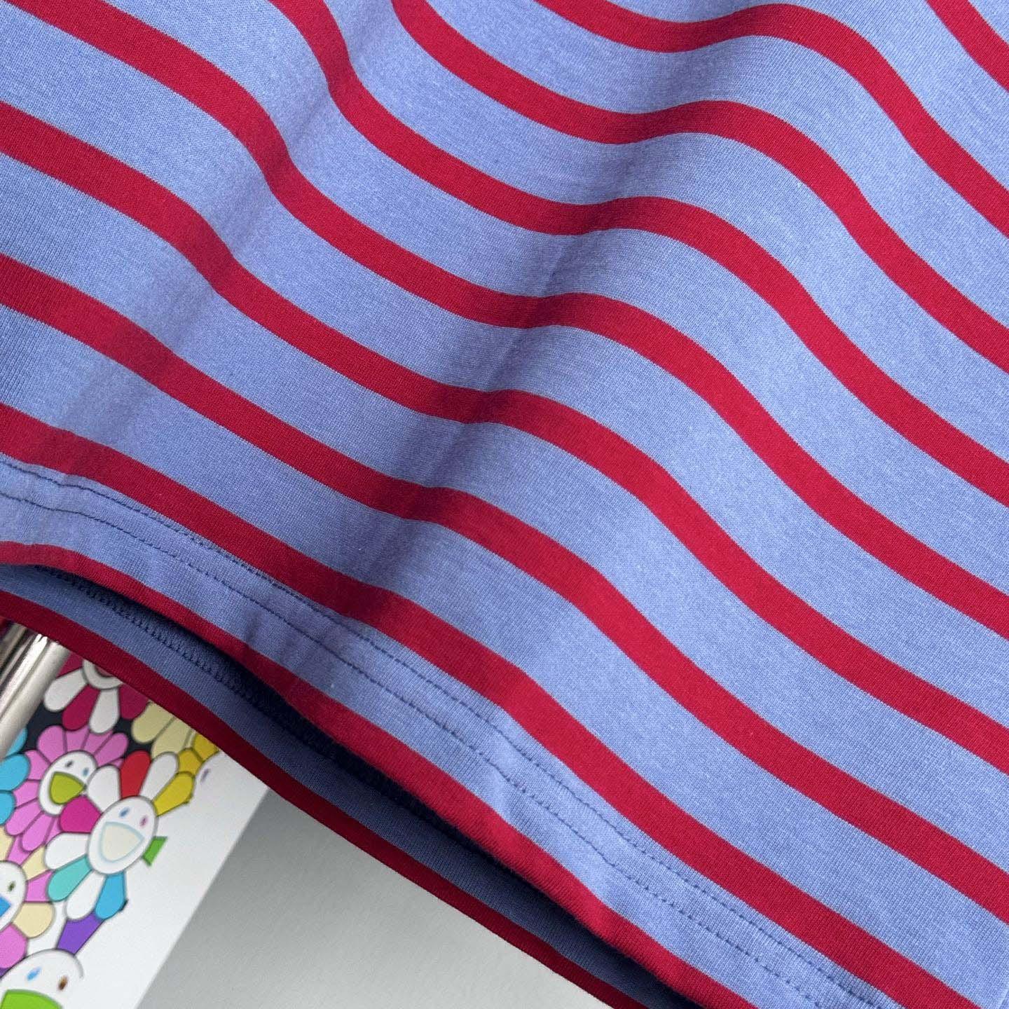 Prada Oversized Striped Jersey T-shirt - FashionPlug