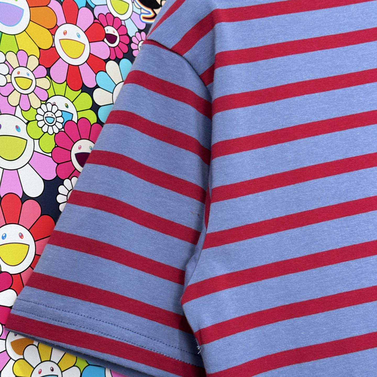 Prada Oversized Striped Jersey T-shirt - FashionPlug