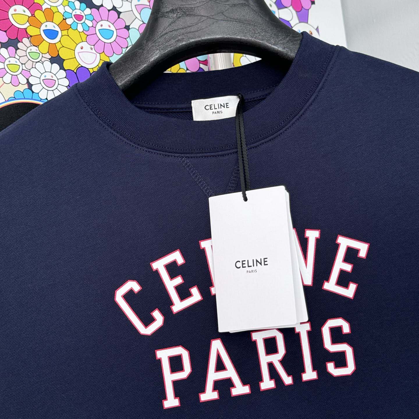 Celine Sweatshirt In Cotton Fleece - FashionPlug
