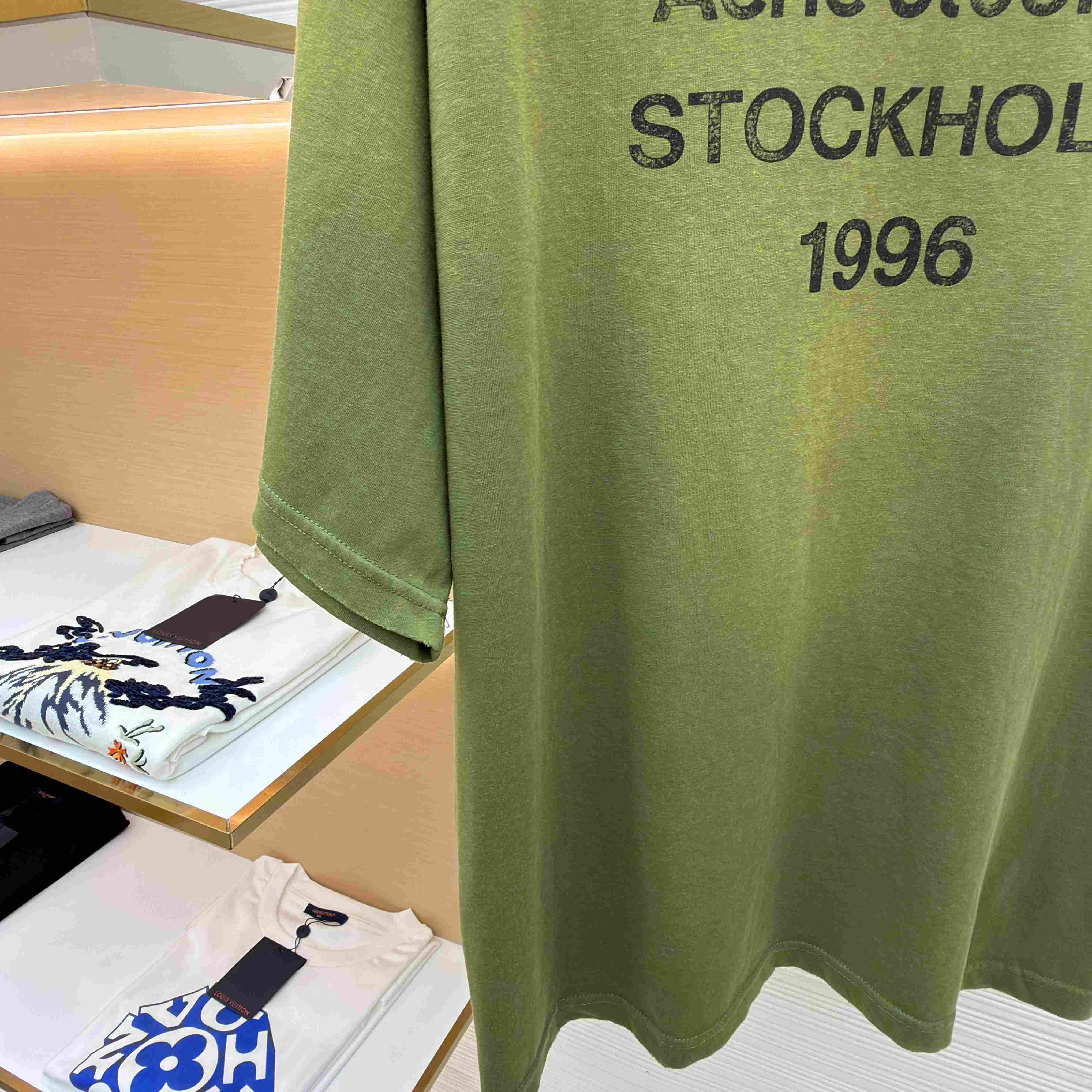 Acne Studios  Logo Tshirt - Relaxed Fit - FashionPlug