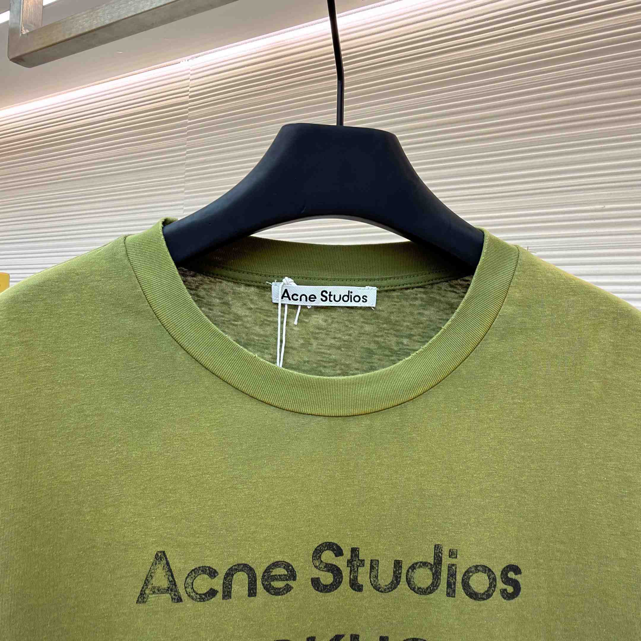 Acne Studios  Logo Tshirt - Relaxed Fit - FashionPlug