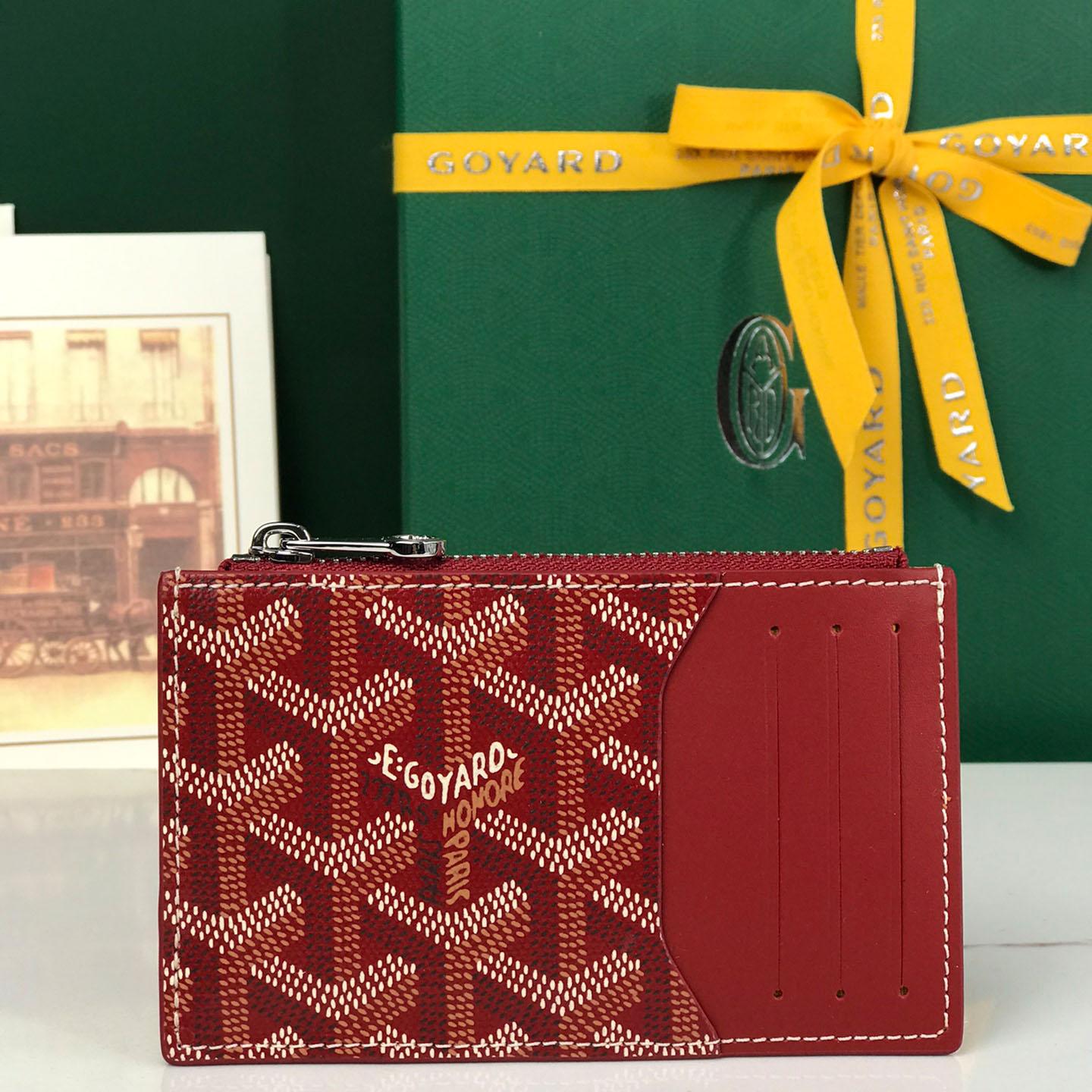 Goyard Bourbon Zipped Card Holder - FashionPlug