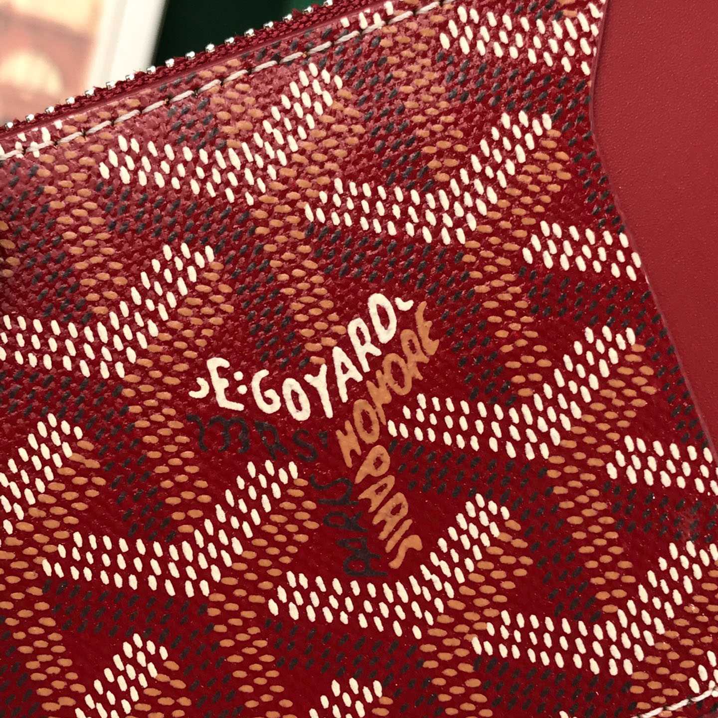 Goyard Bourbon Zipped Card Holder - FashionPlug