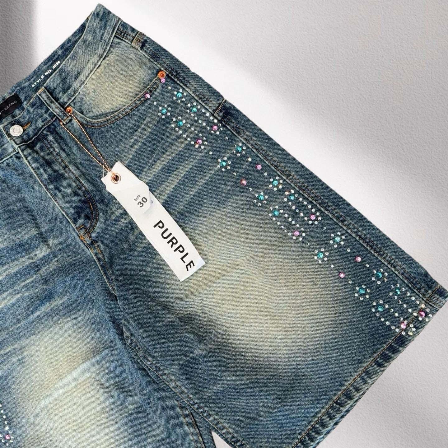 Purple-Brand Shorts    20297 - FashionPlug