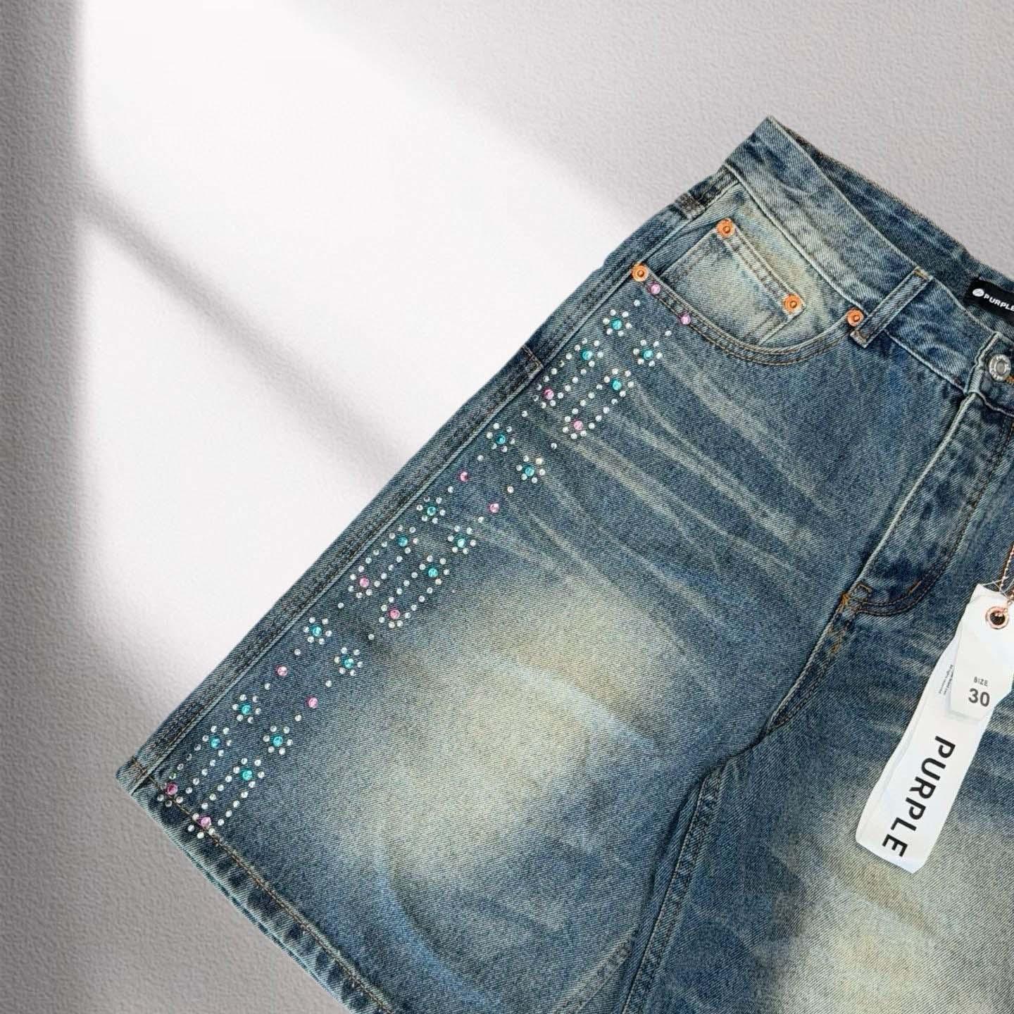 Purple-Brand Shorts    20297 - FashionPlug