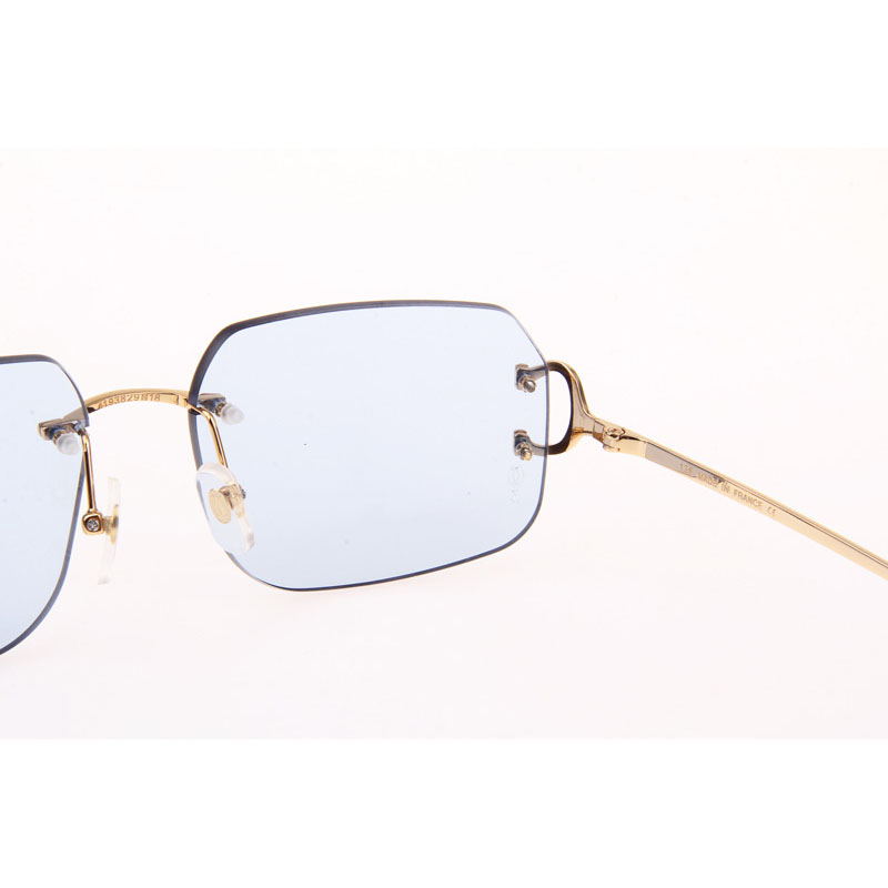 Cartier CT 4193833 Sunglasses In Gold Blue - FashionPlug
