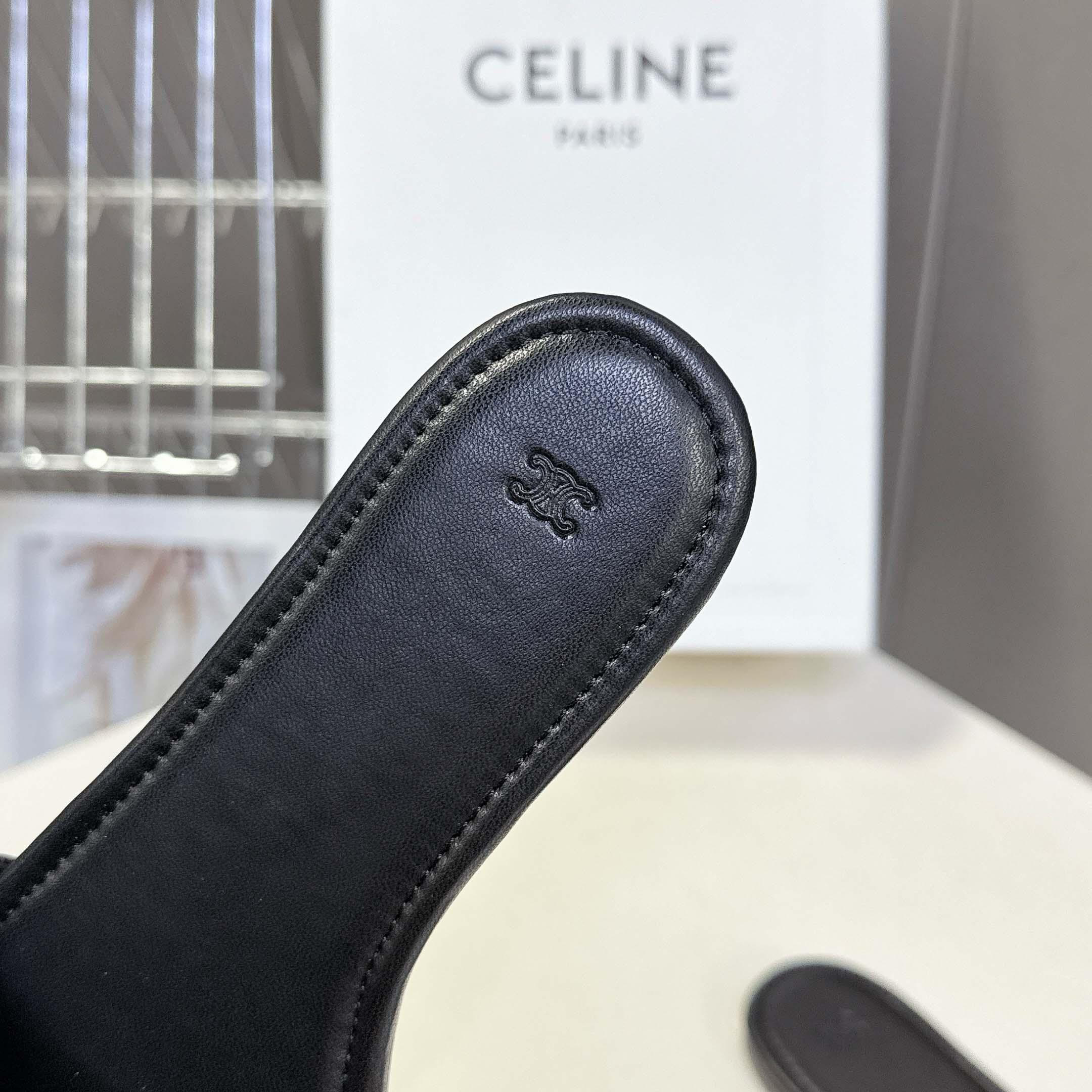 Celine Coast Mule In Lambskin - FashionPlug