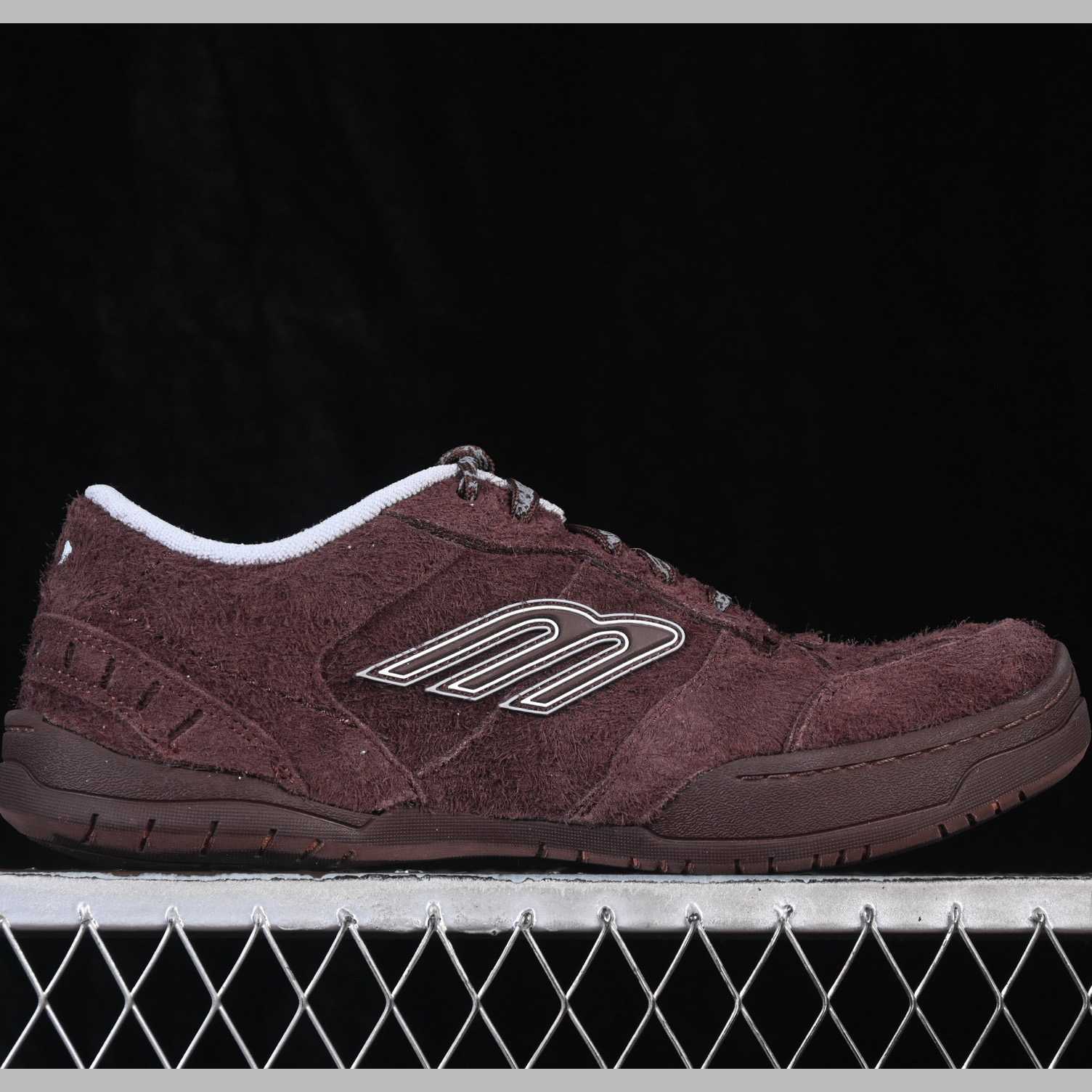 Balenciaga Hamptons Sneaker In Dark Brown And Beige Brushed Suede Cowskin - FashionPlug