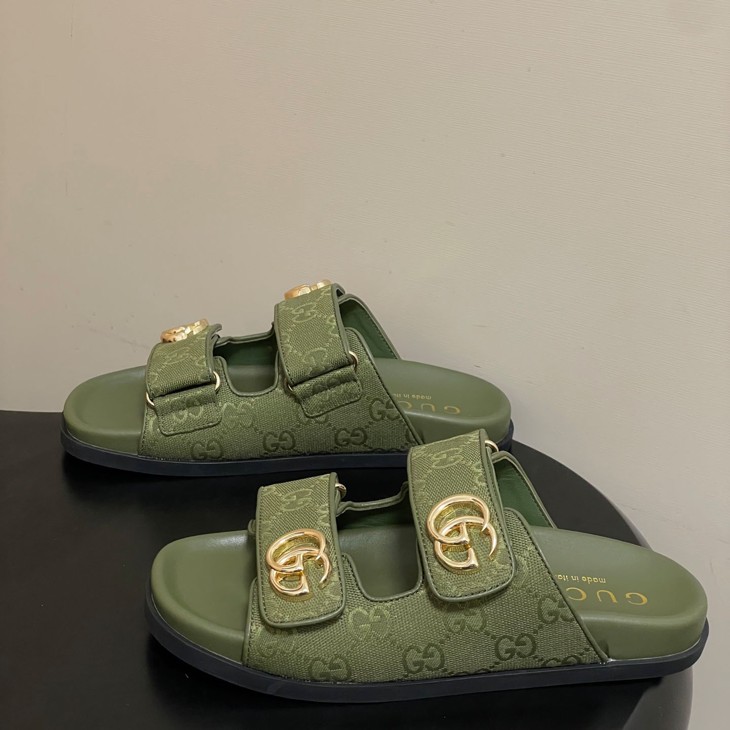 Gucci Sandal With Double G - FashionPlug