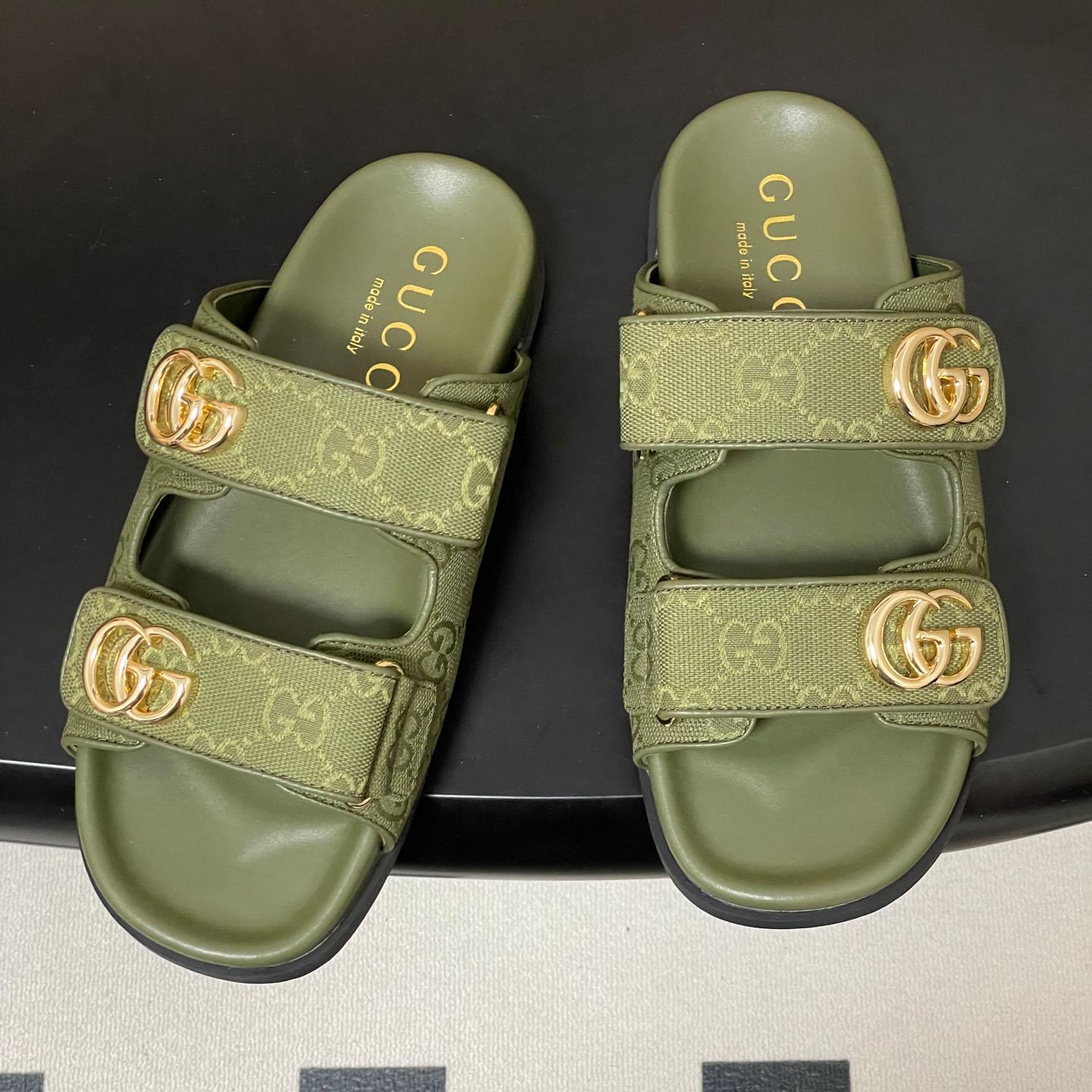 Gucci Sandal With Double G - FashionPlug