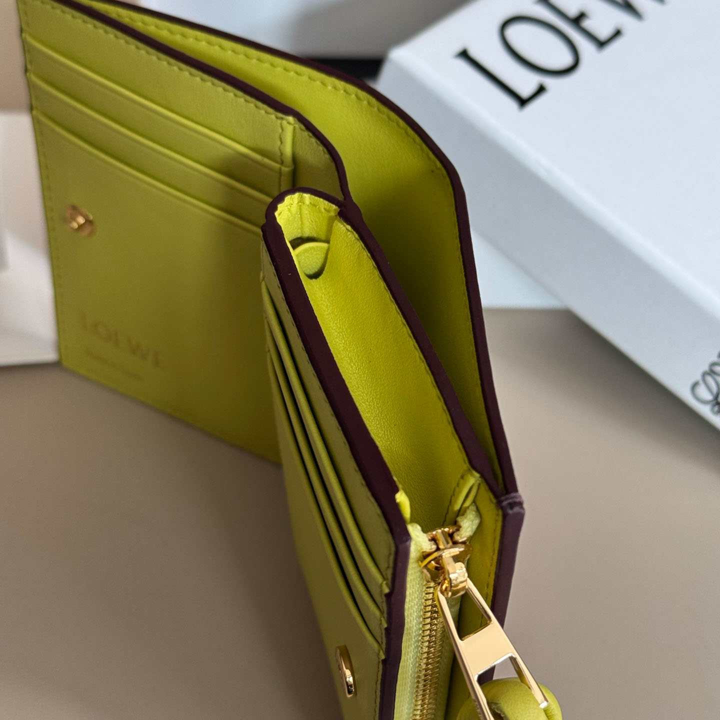 Loewe Knot Compact Wallet - FashionPlug