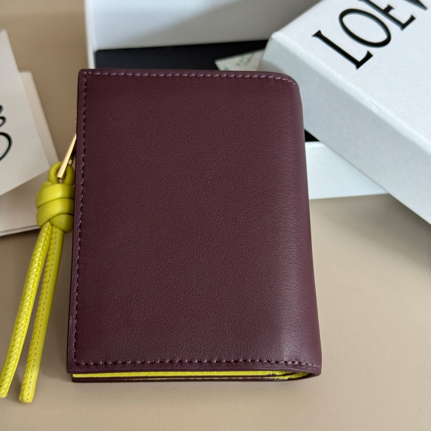 Loewe Knot Compact Wallet - FashionPlug