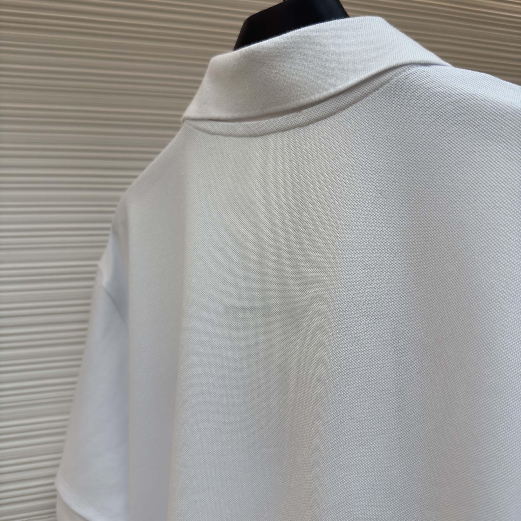 Prada Piqué Polo Shirt - FashionPlug