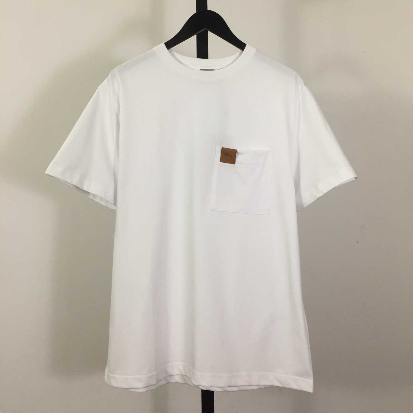 Dior T-Shirt With Pocket, Relaxed Fit   - FashionPlug