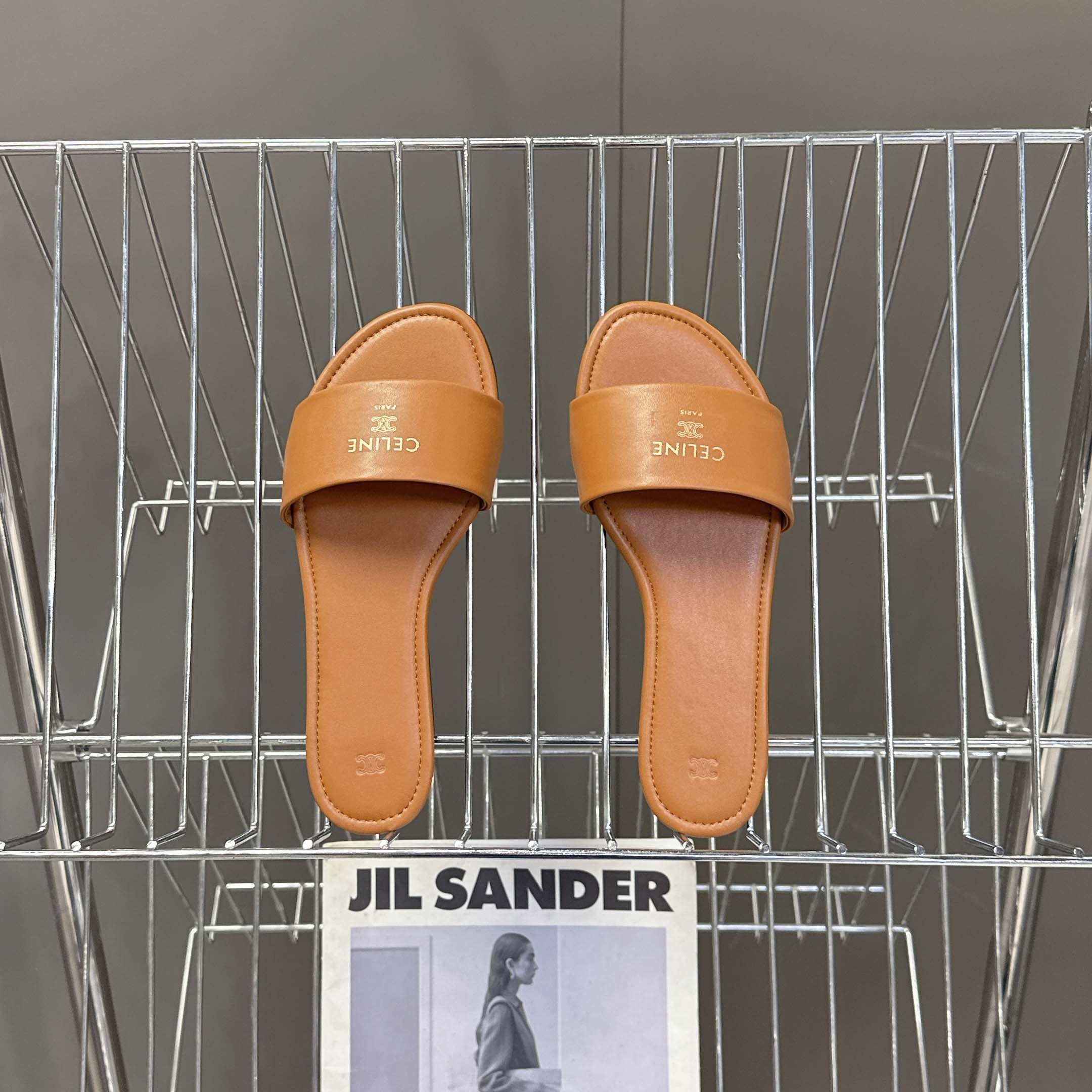 Celine Coast Mule In Lambskin - FashionPlug