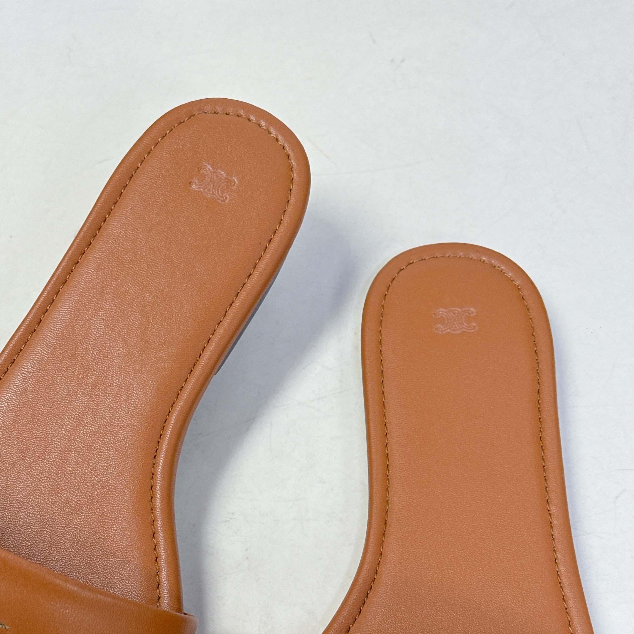 Celine Coast Mule In Lambskin - FashionPlug