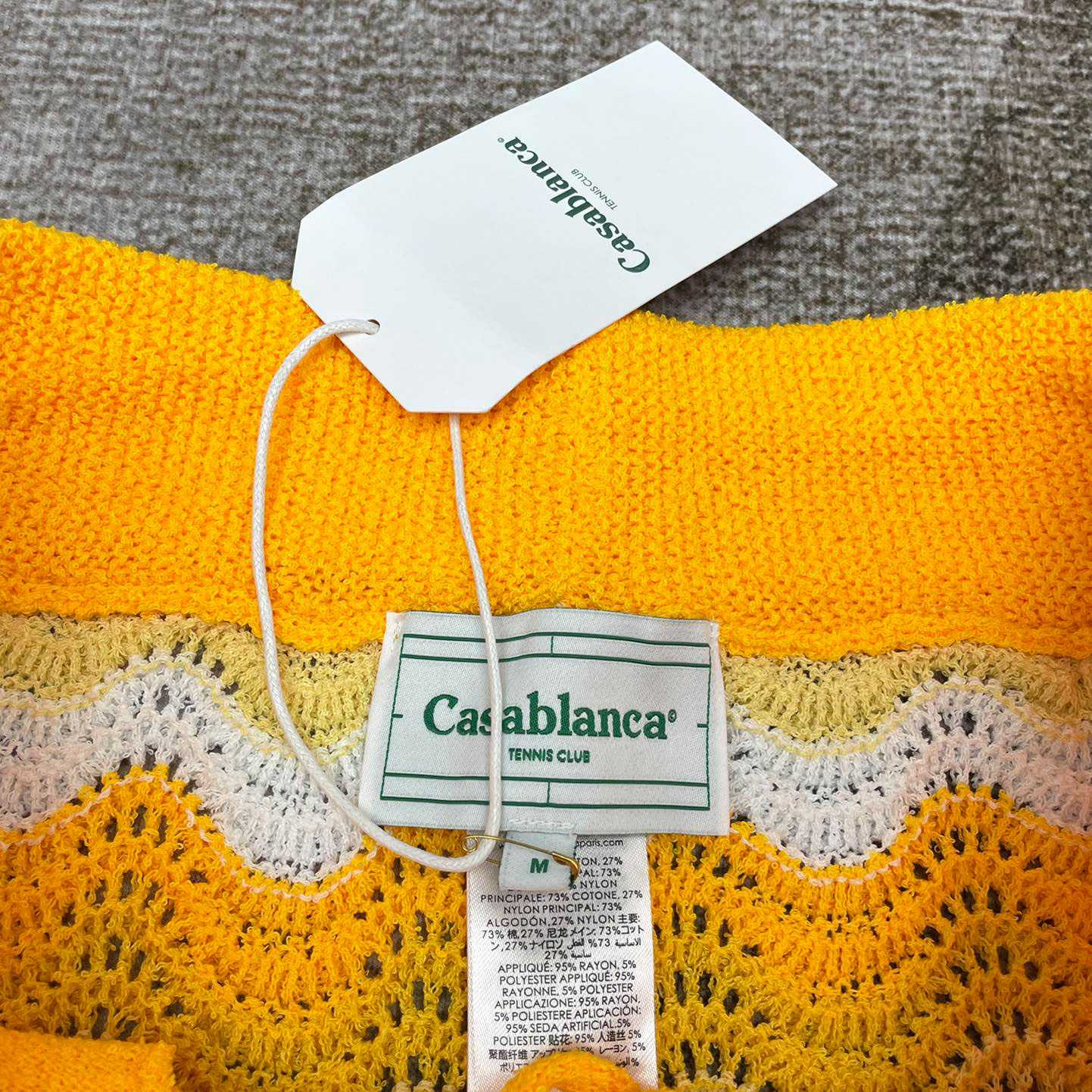 Casablanca Clamshell Knit Shorts D0010 - FashionPlug