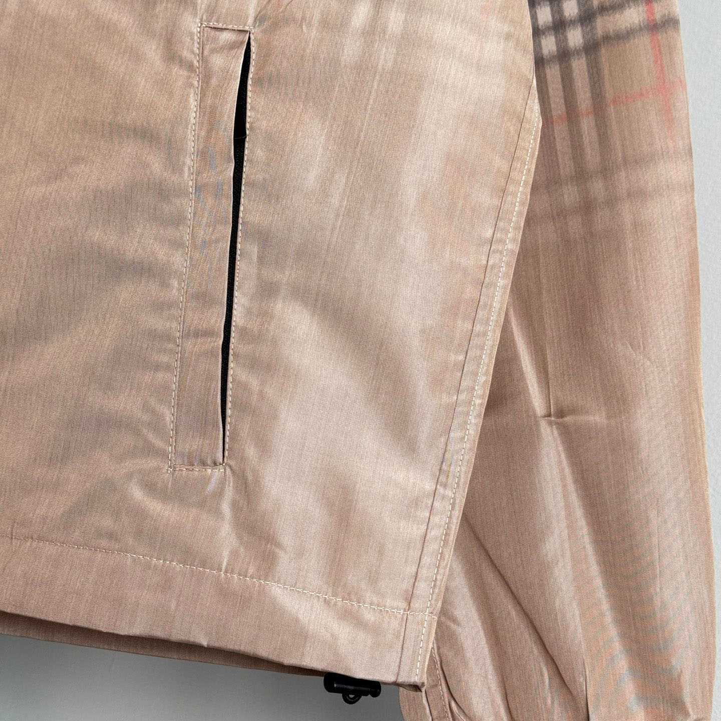 Burberry Gradient Check Hooded Jacket - FashionPlug