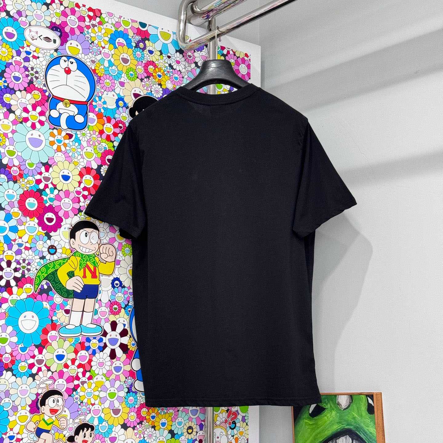 Moncler Blurred Logo Cotton T-Shirt - FashionPlug