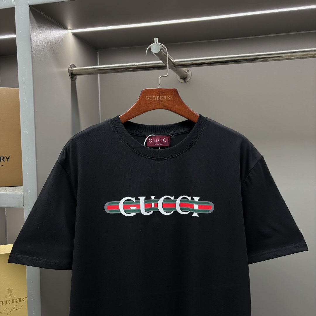 Gucci Printed Cotton Jersey T-shirt - FashionPlug