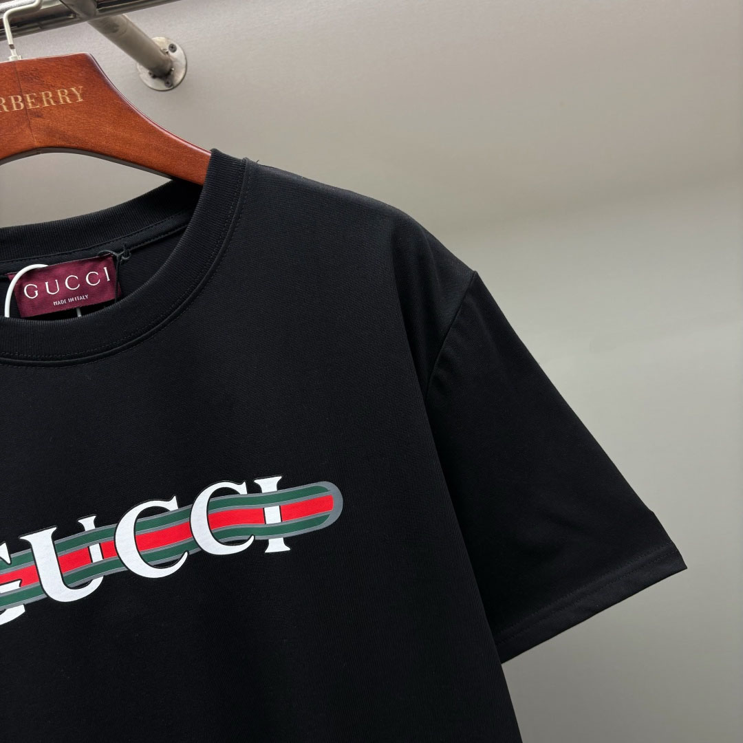 Gucci Printed Cotton Jersey T-shirt - FashionPlug