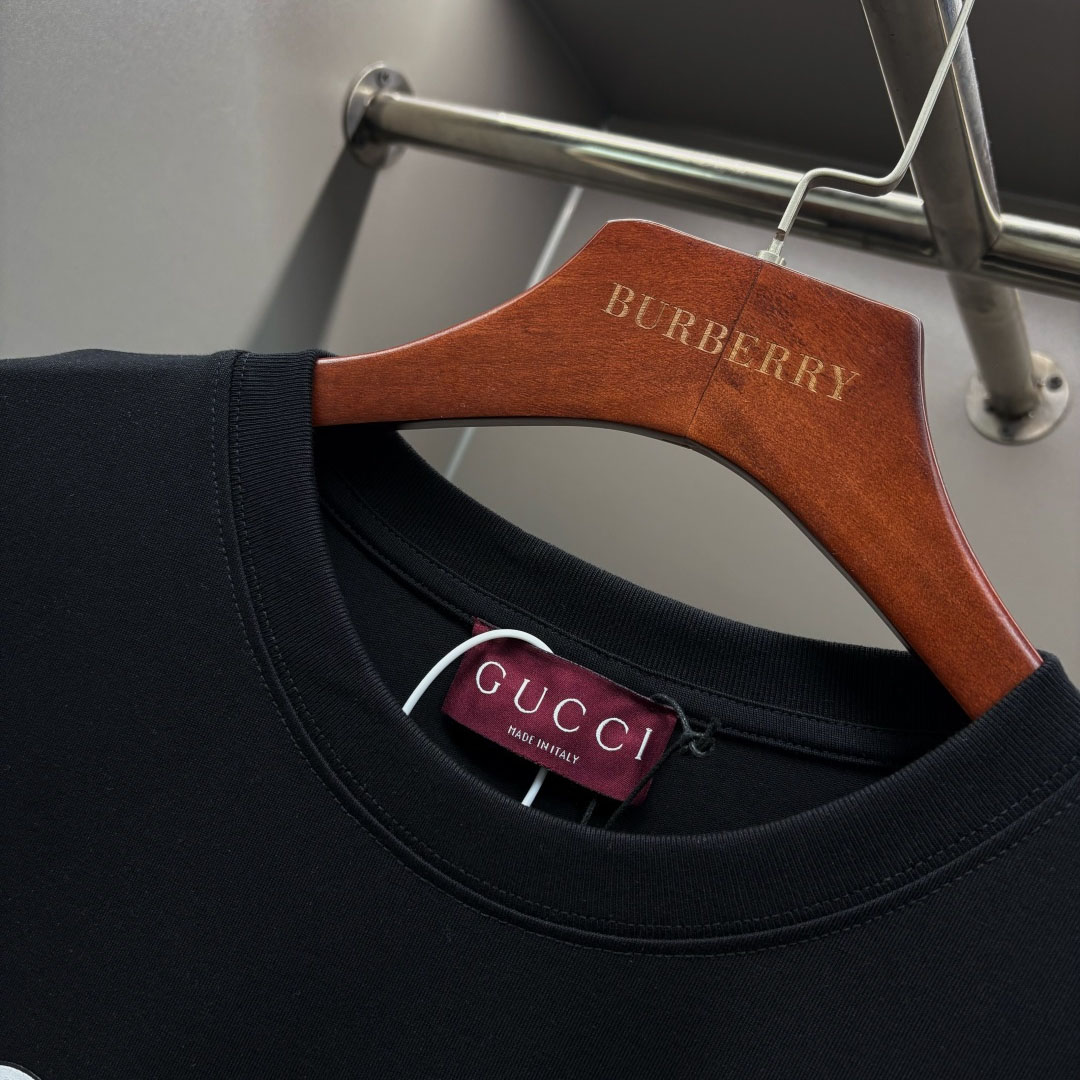 Gucci Printed Cotton Jersey T-shirt - FashionPlug