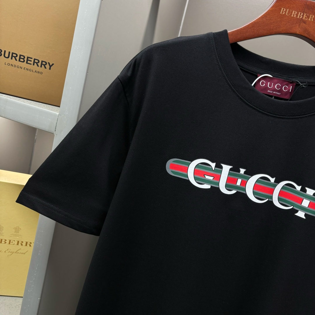 Gucci Printed Cotton Jersey T-shirt - FashionPlug