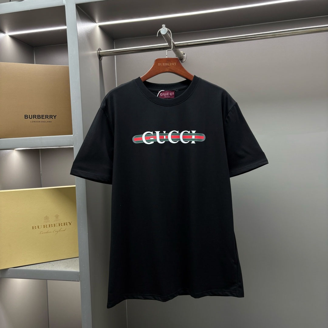 Gucci Printed Cotton Jersey T-shirt - FashionPlug